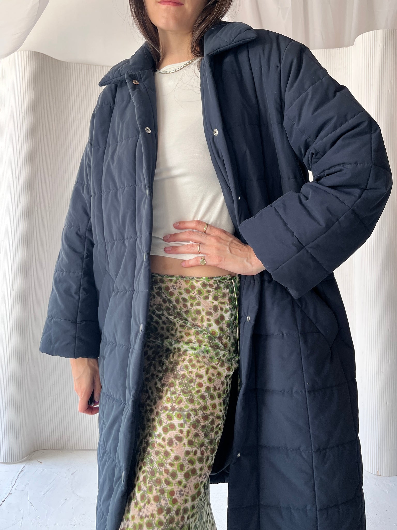 APC navy puffer