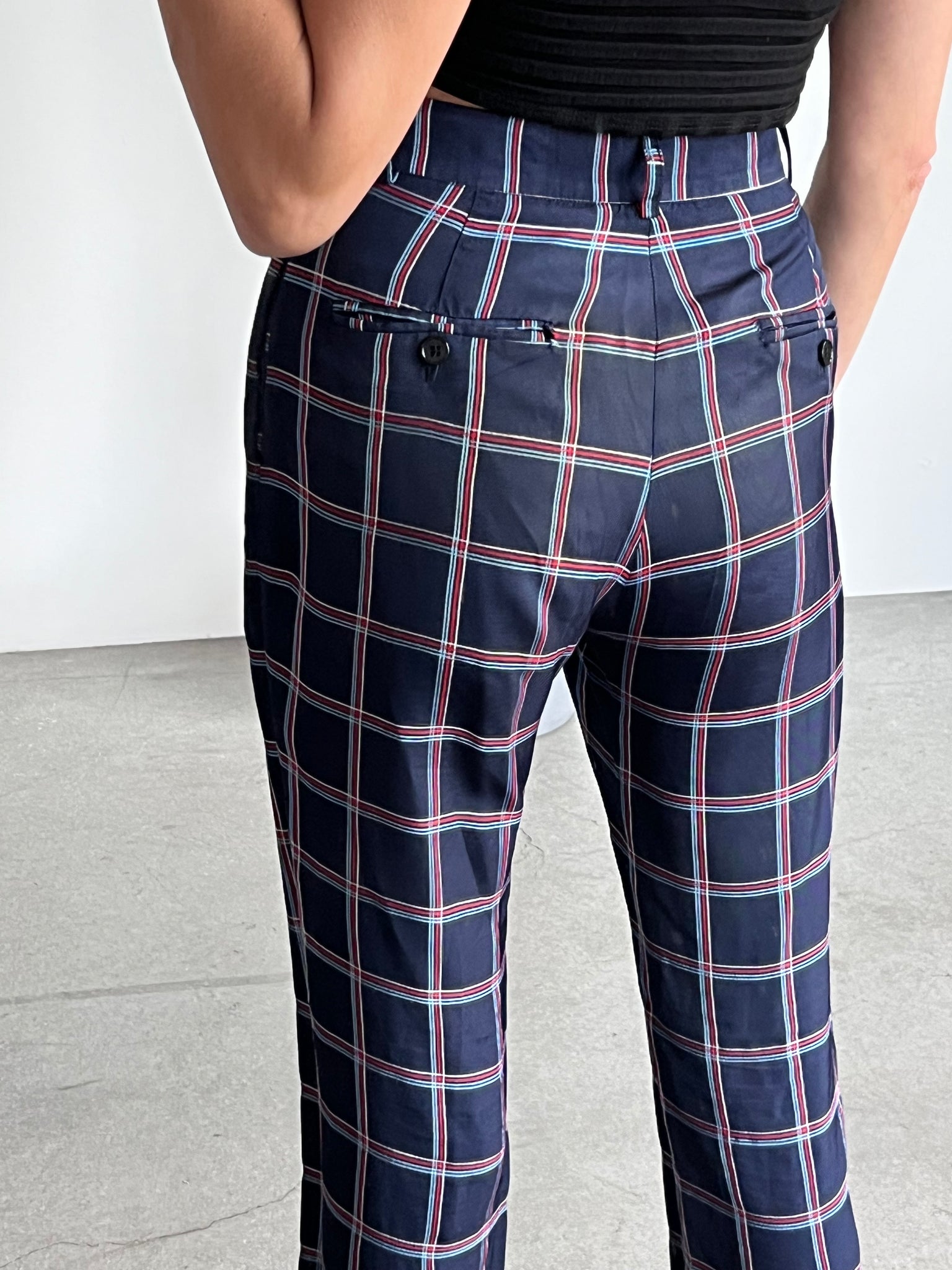 Garcons Infideles plaid pant