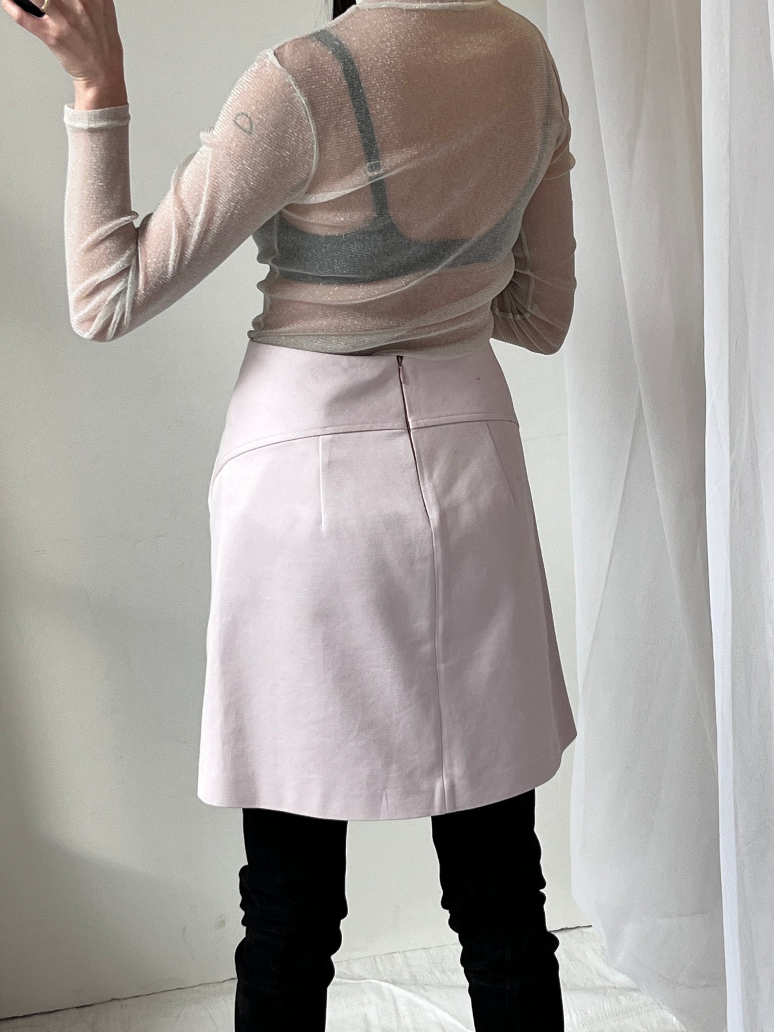 Jill Sander pink skirt