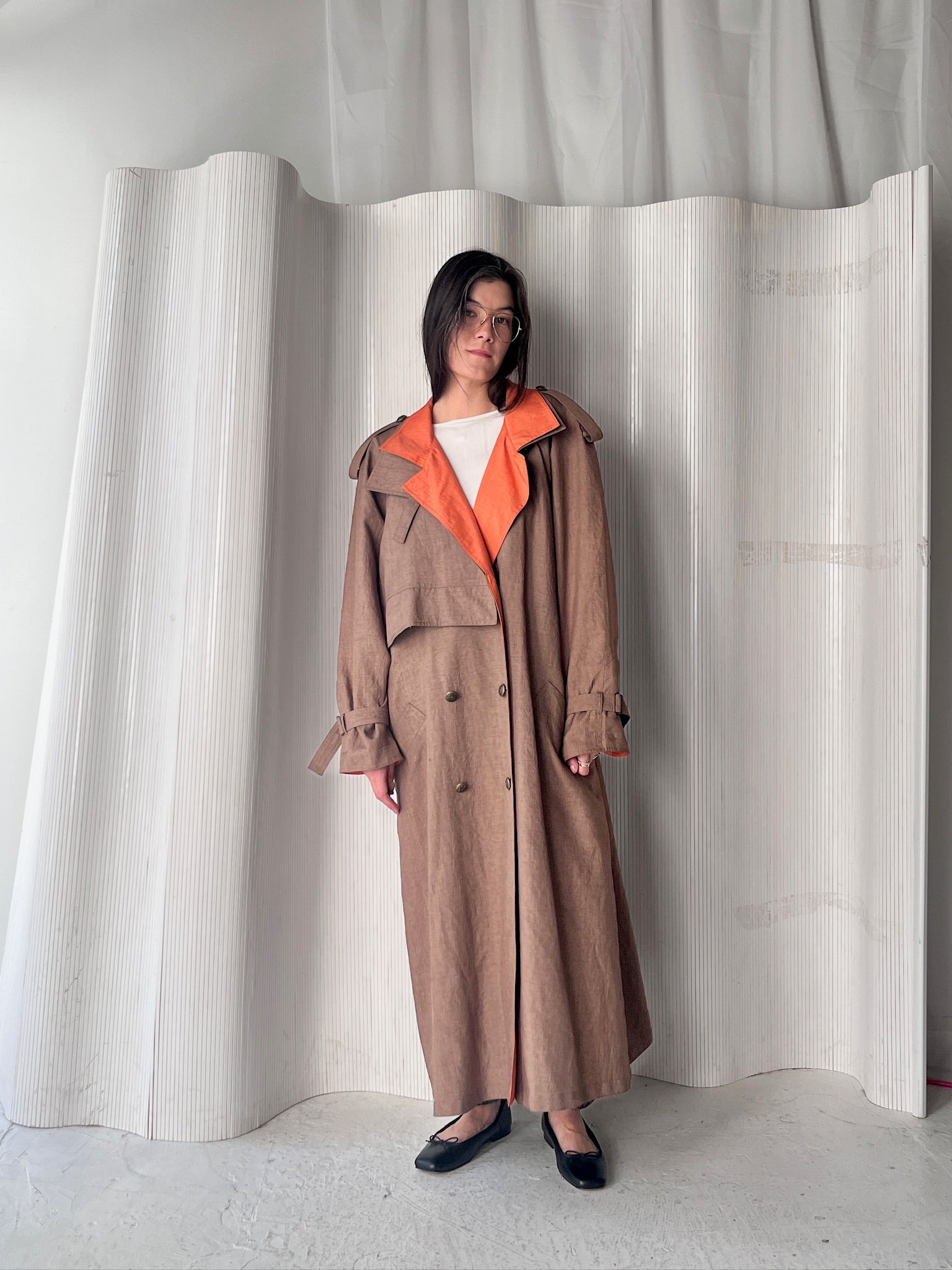 Two Tone Vintage Trench