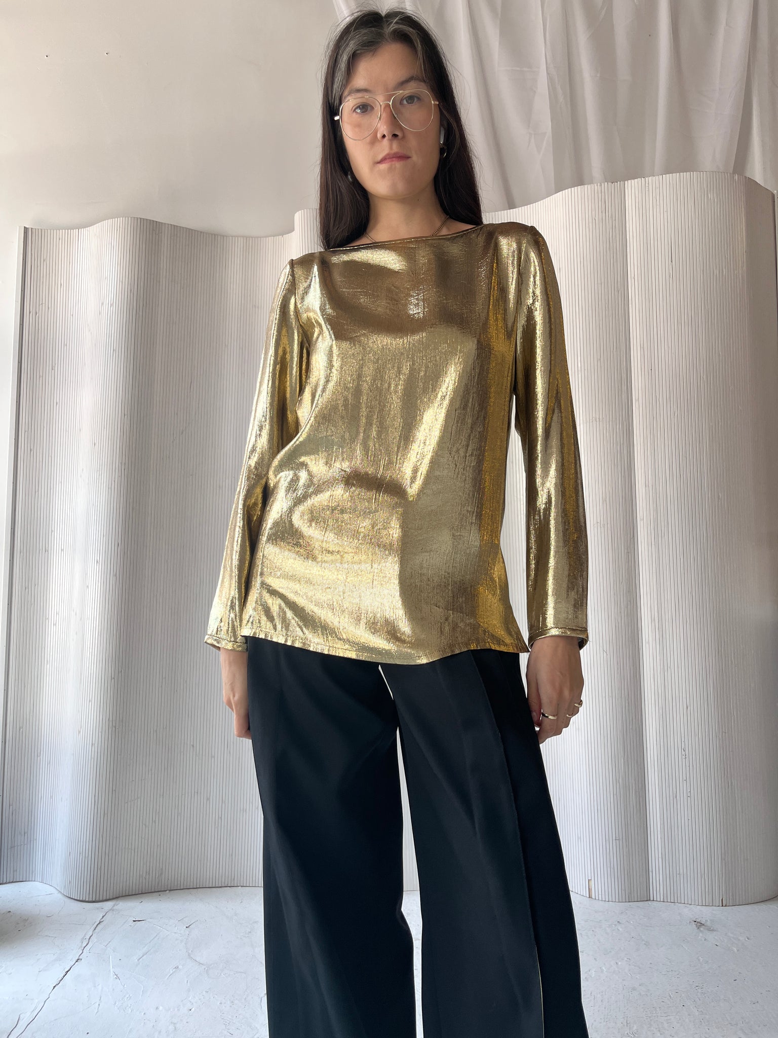 Neiman Marcus Gold Blouse