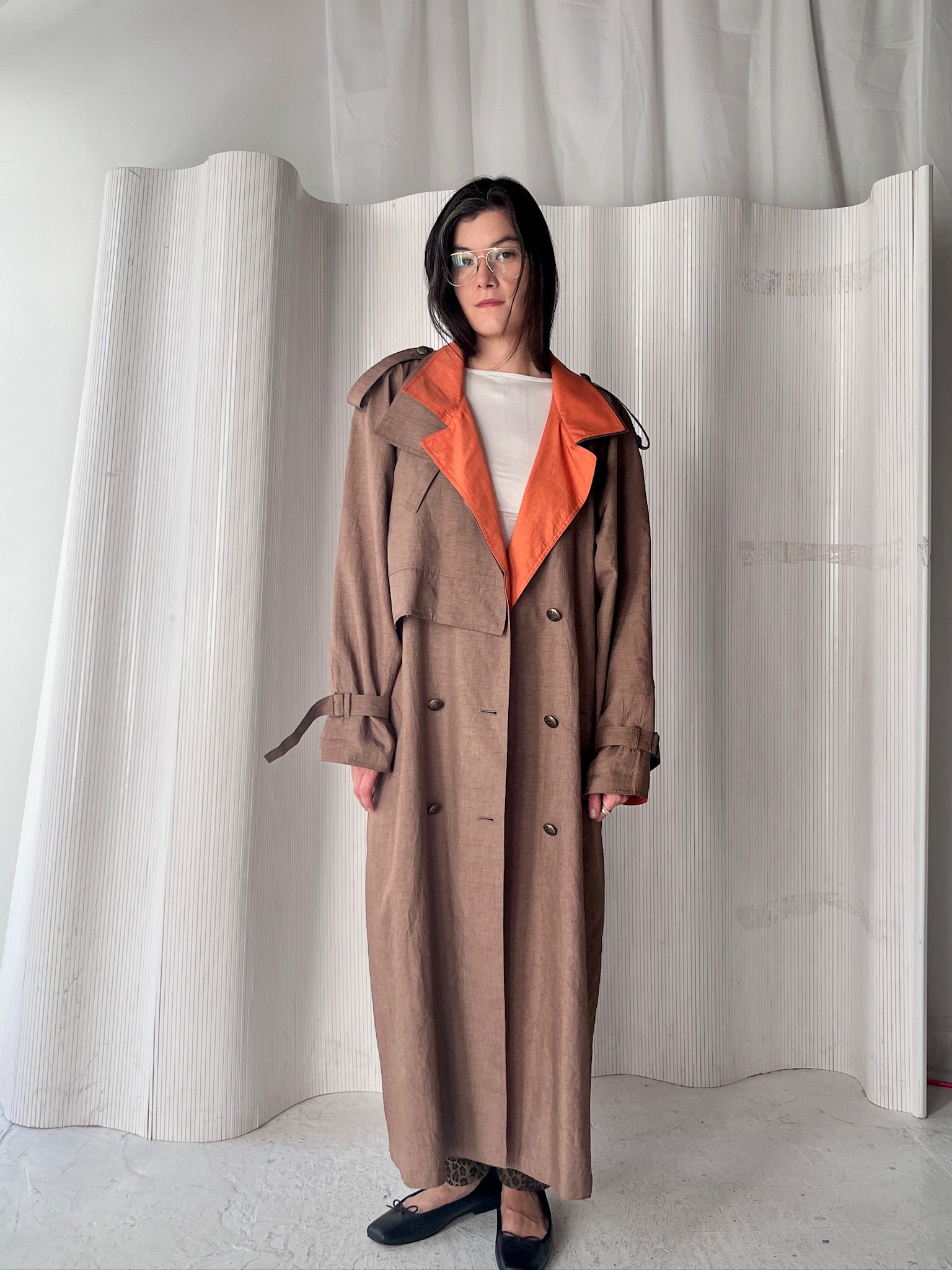 Two Tone Vintage Trench