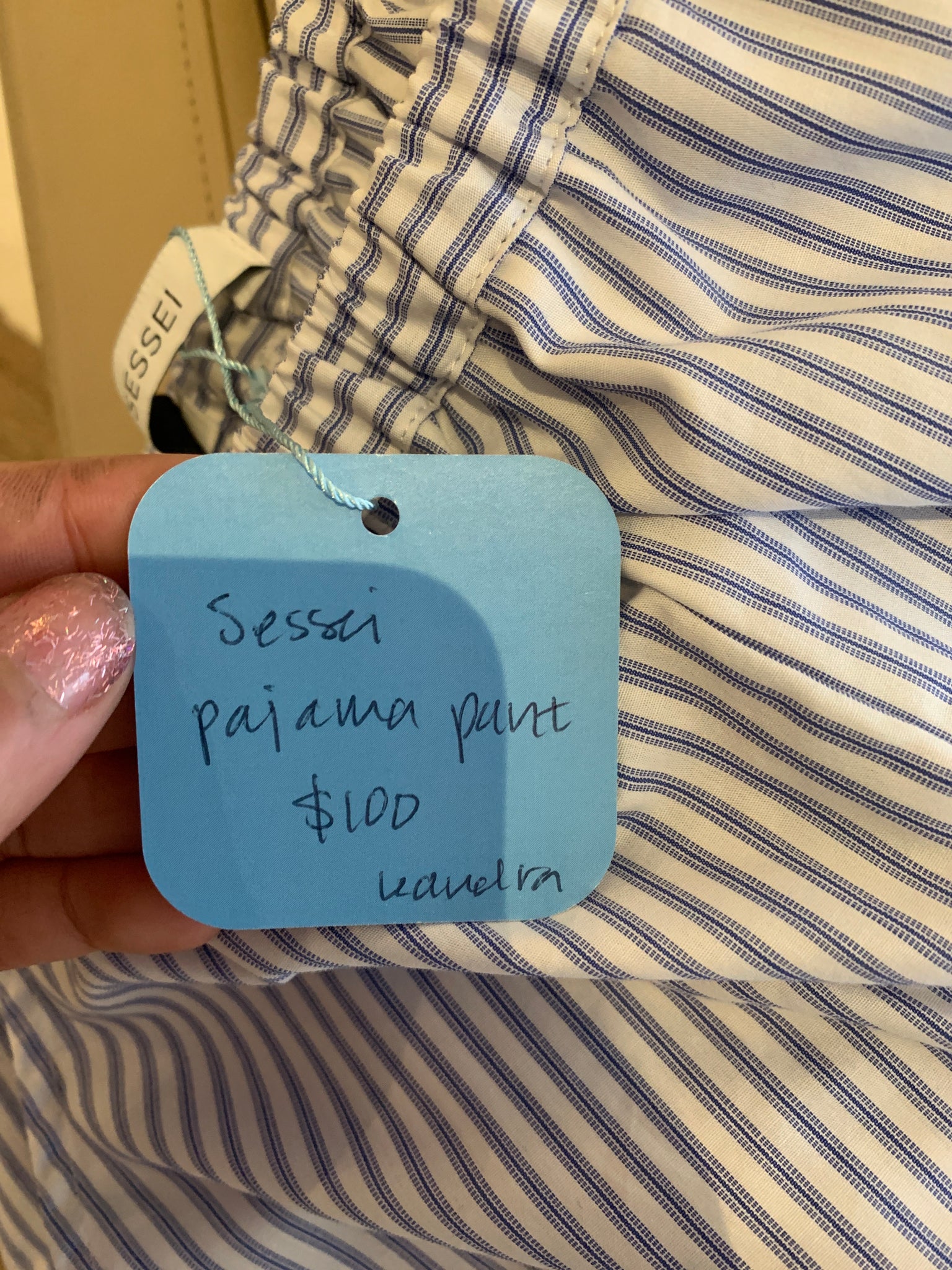 SESSEI pajama pant striped