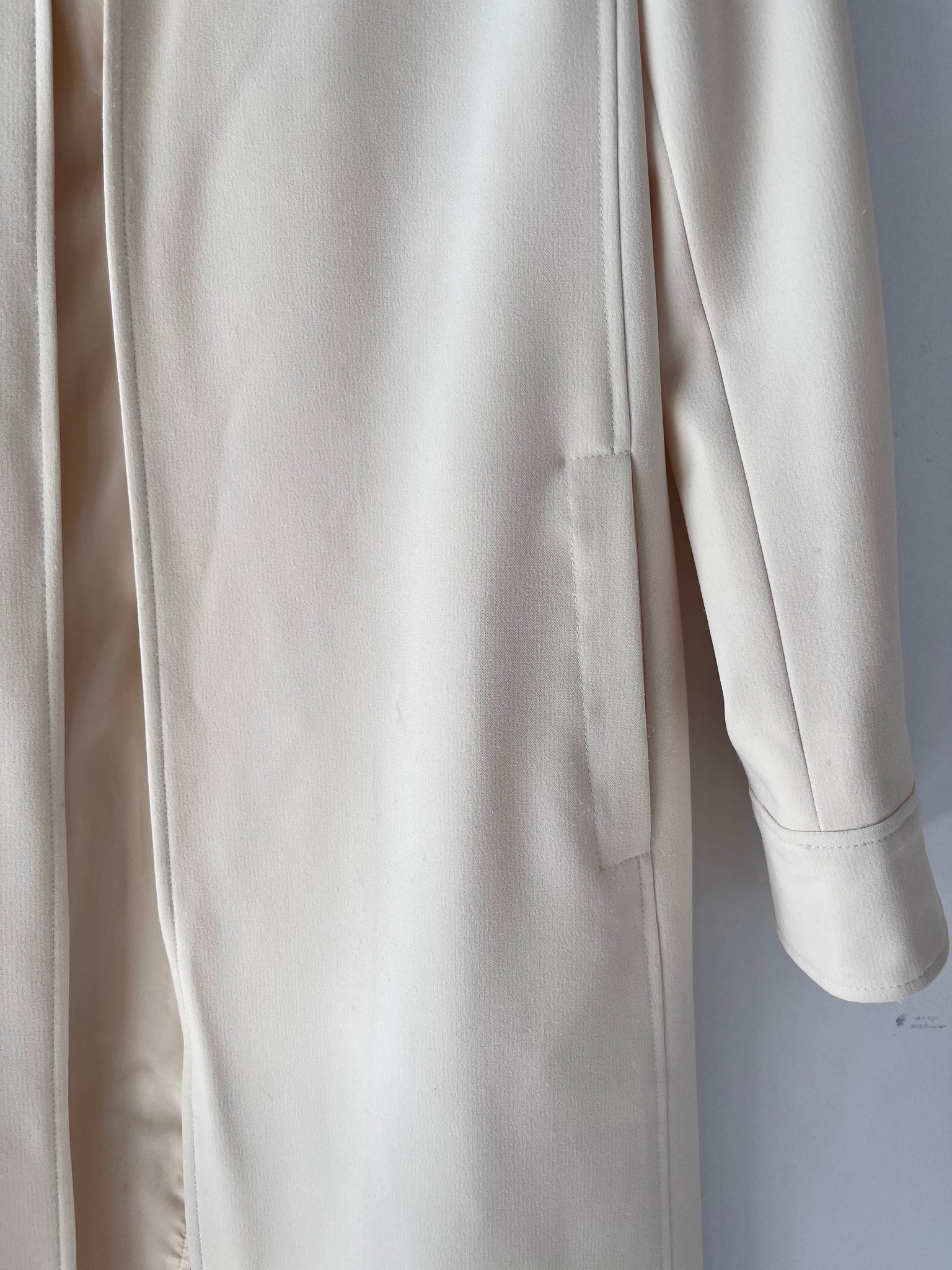 David Emanuel Cream Coat