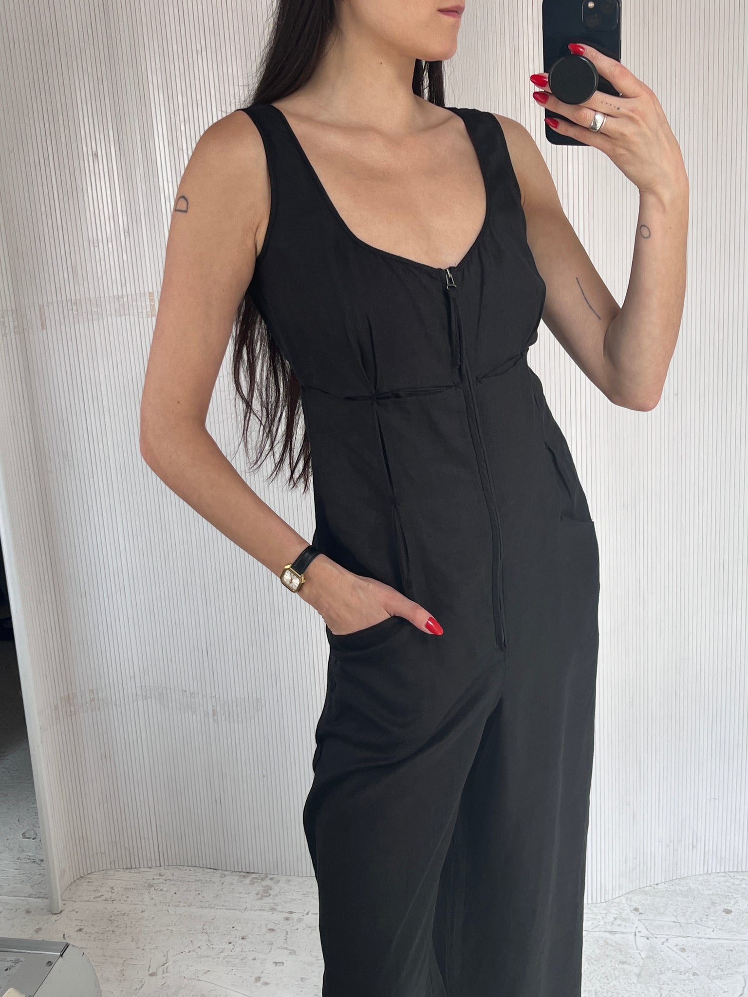 Max Studio linen jumpsuit