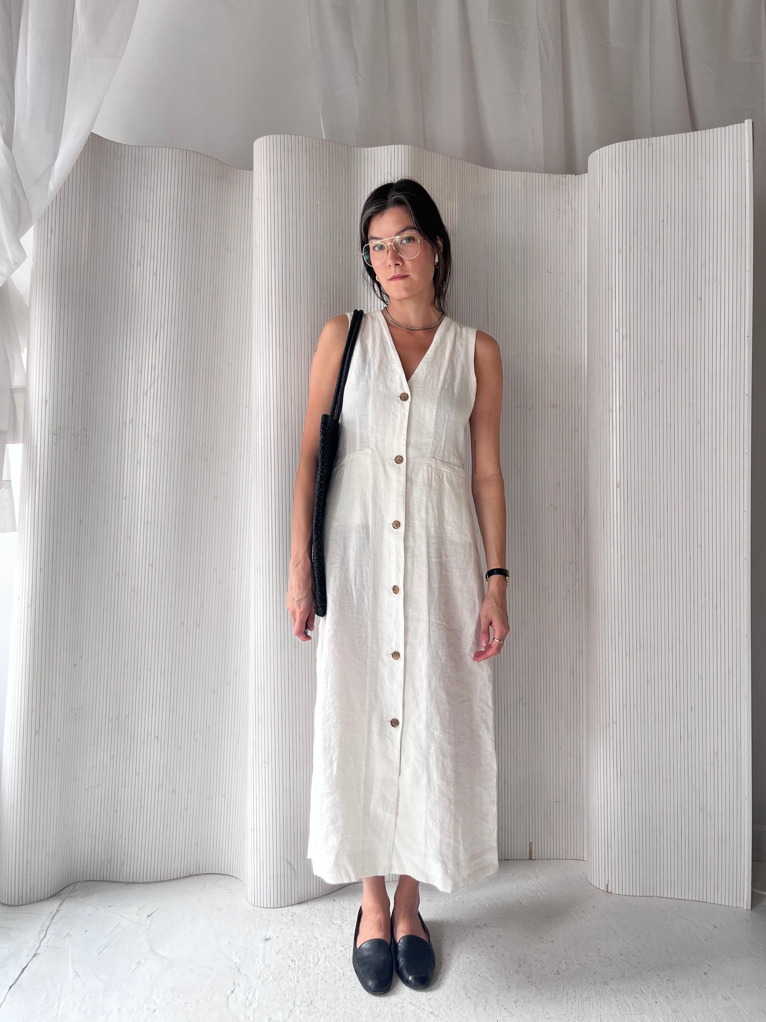 Jenni Kayne white linen dress