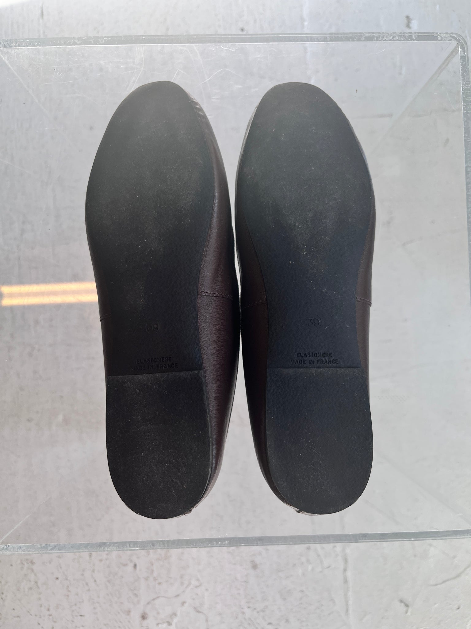 FS/NY leather ballet flat