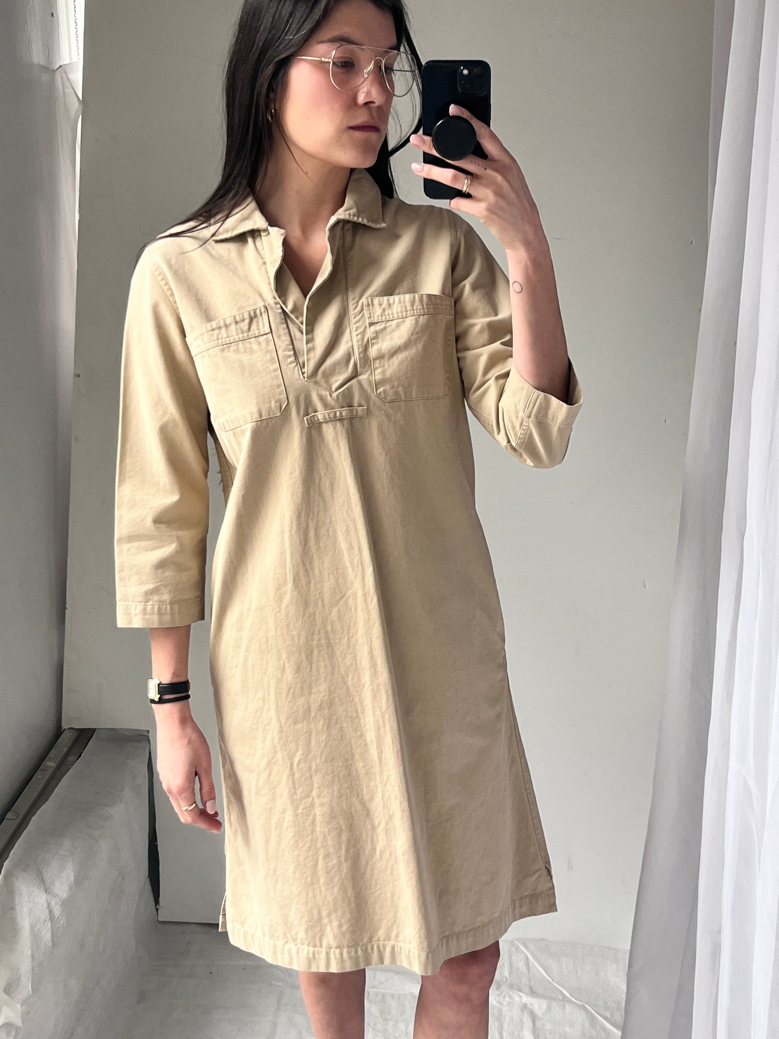 Margaret Howell Khaki Dress