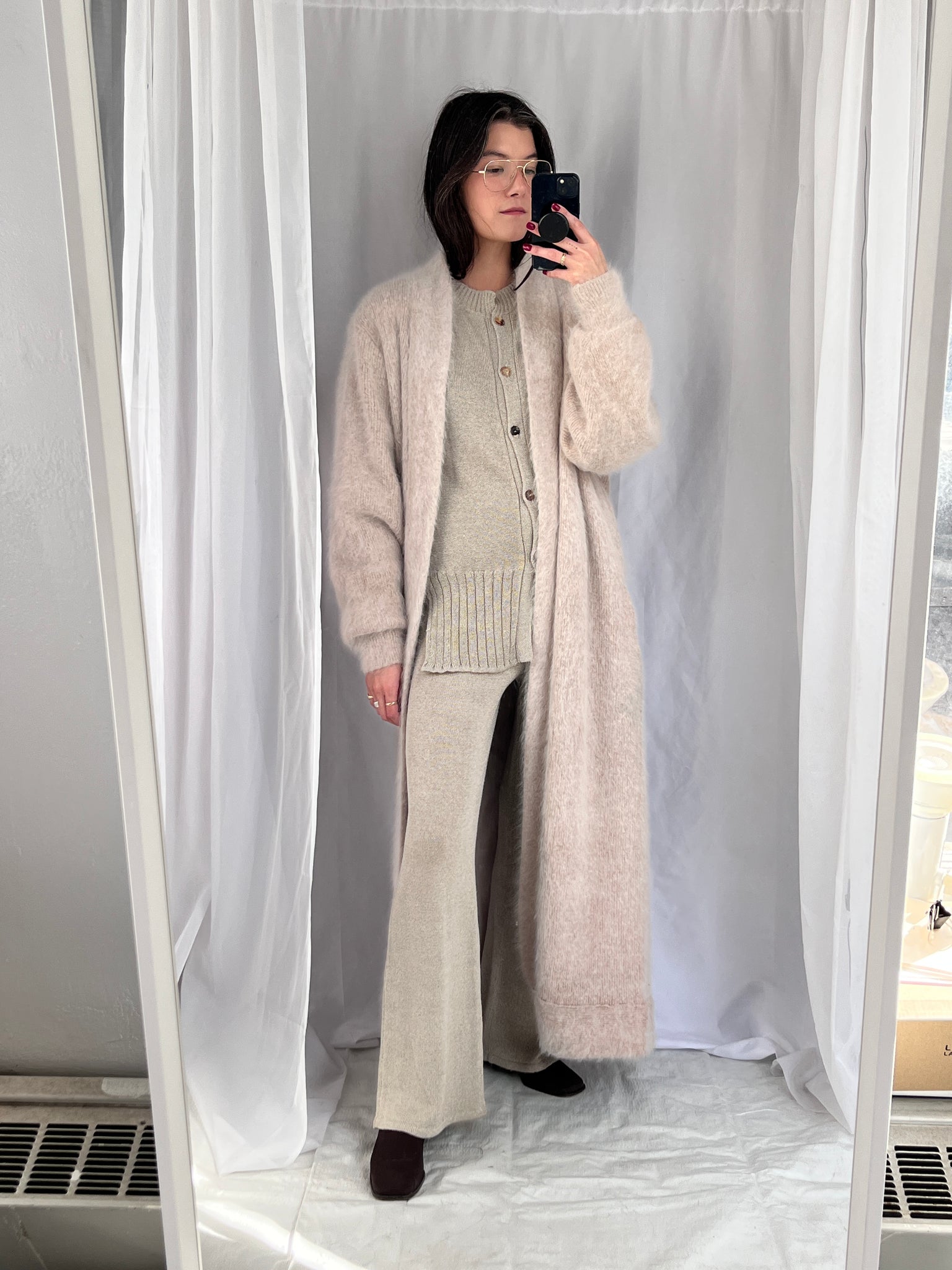 Linen Knit Set