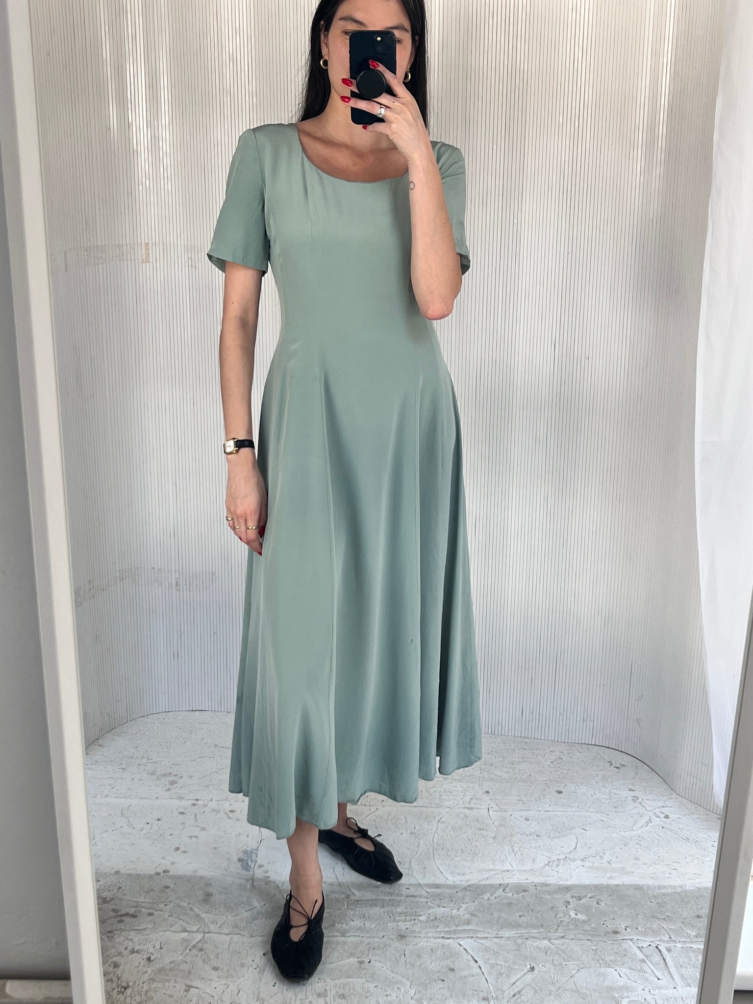 Laura Ashley Seafoam Dress