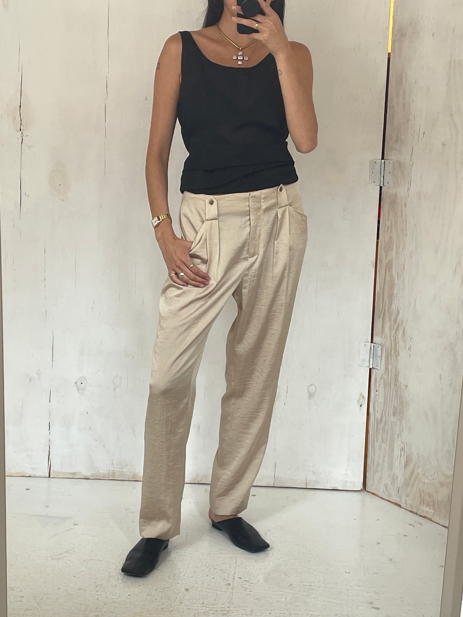 Anne Klein Beige Pants