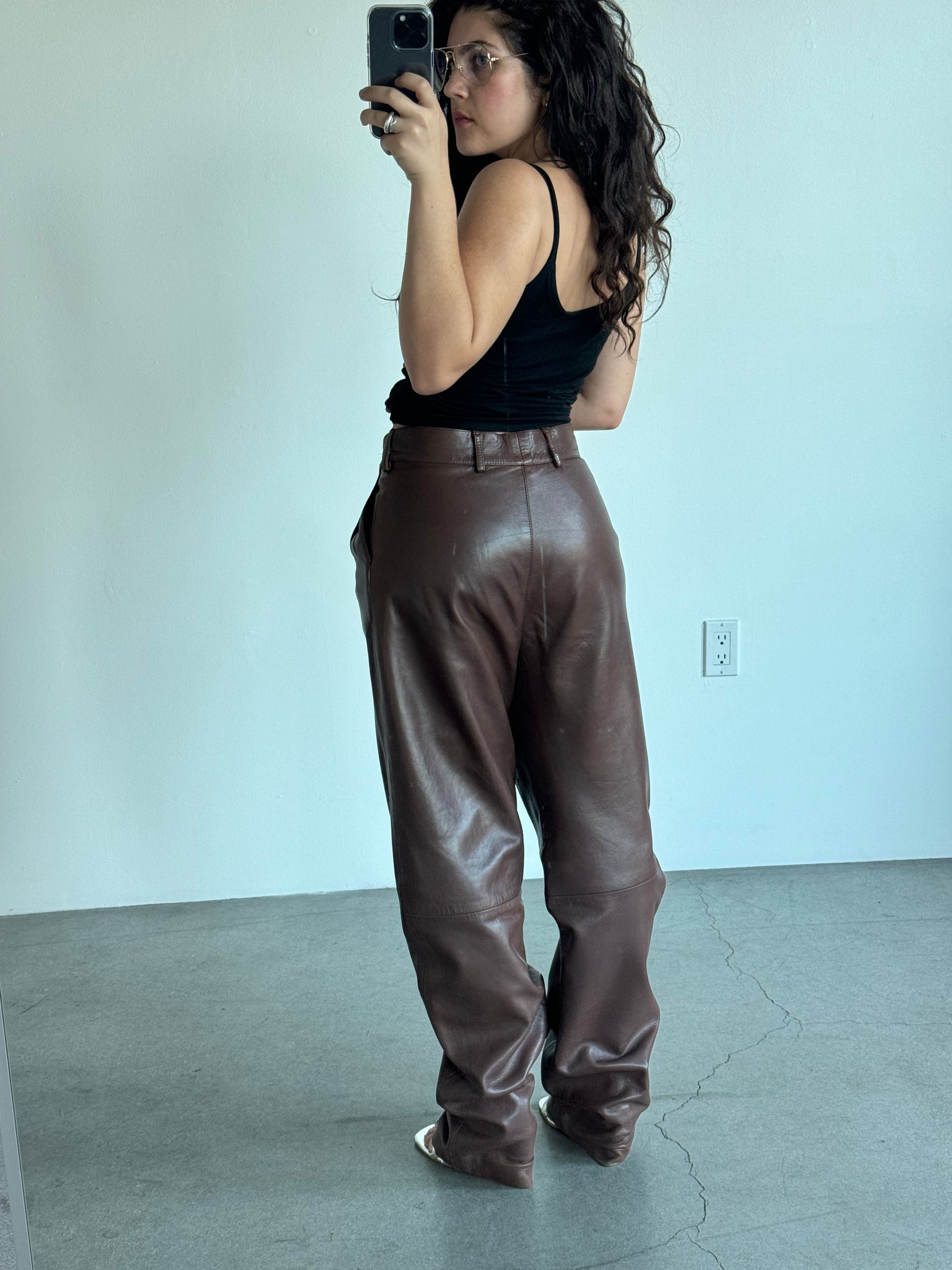 Italian Leather Pants