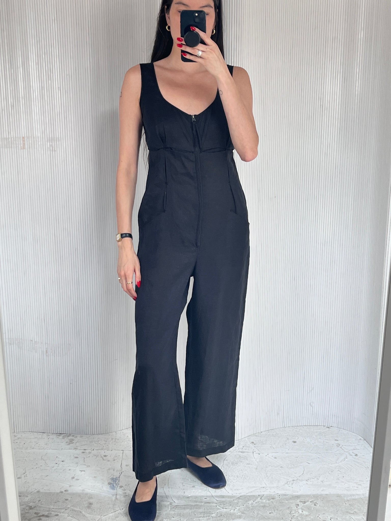 Max Studio linen jumpsuit