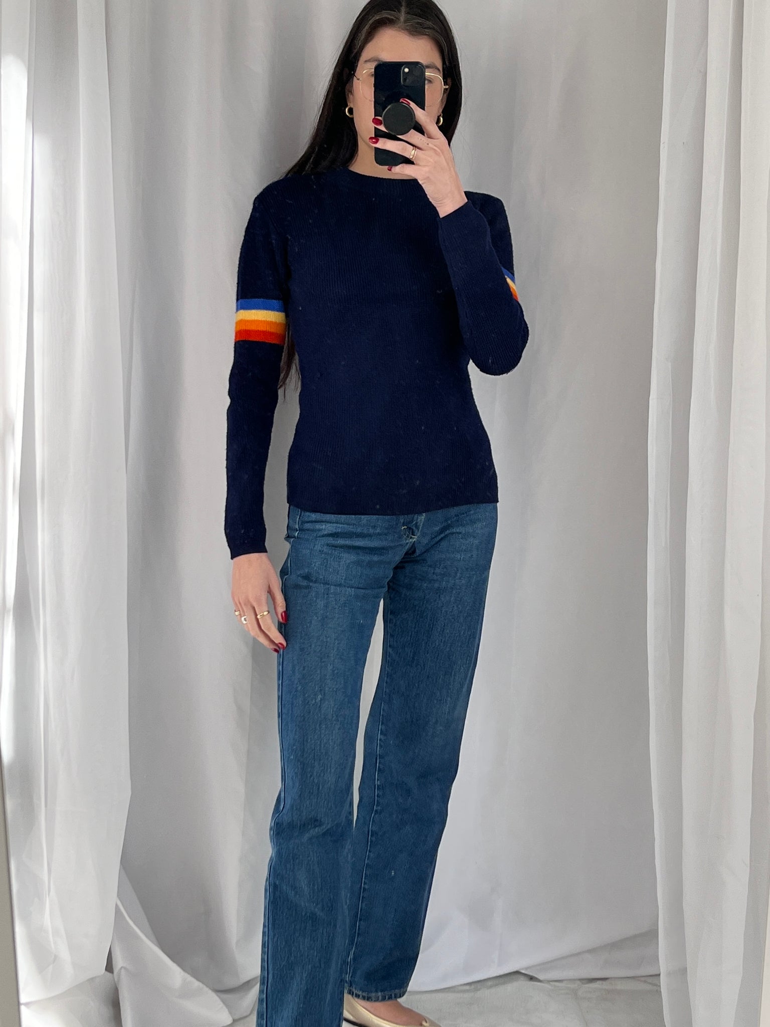 Wool Rainbow Sweater