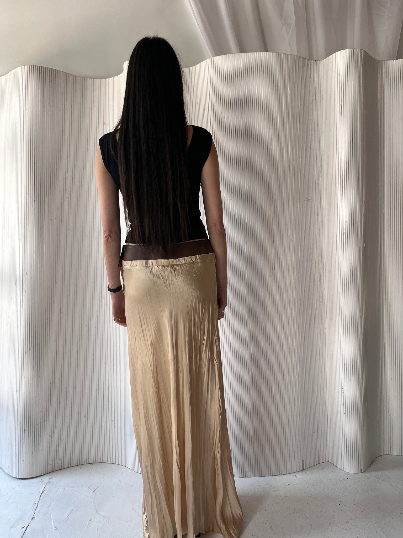 Roberto Cavalli 2000s Silk Skirt