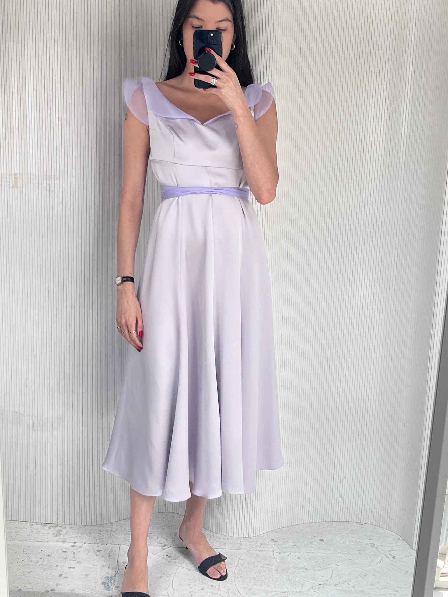 Armani Prive lavender dress