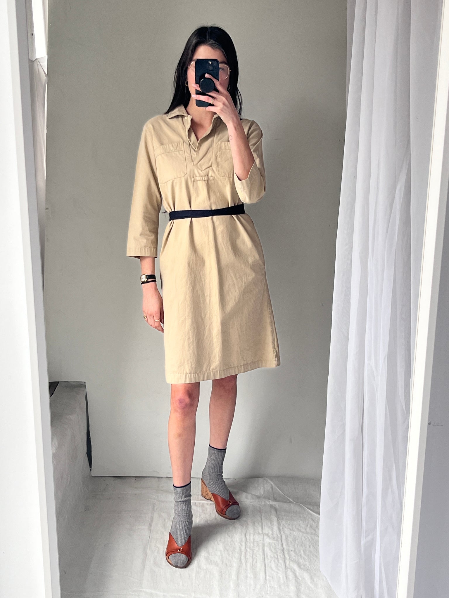 Margaret Howell Khaki Dress