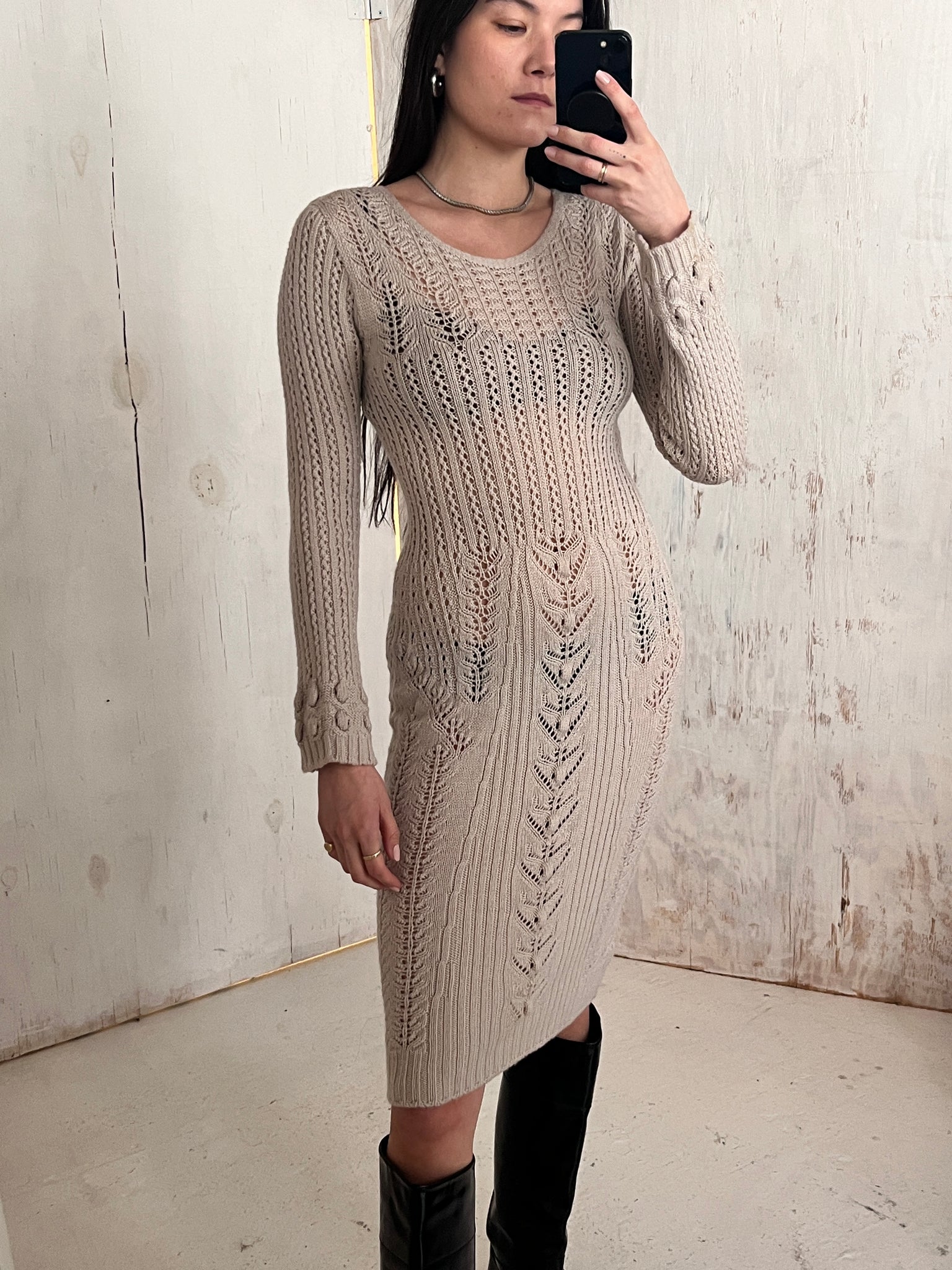 PHILOSOPHY DI ALBERTA FERRETTI Wool Sweater Dress