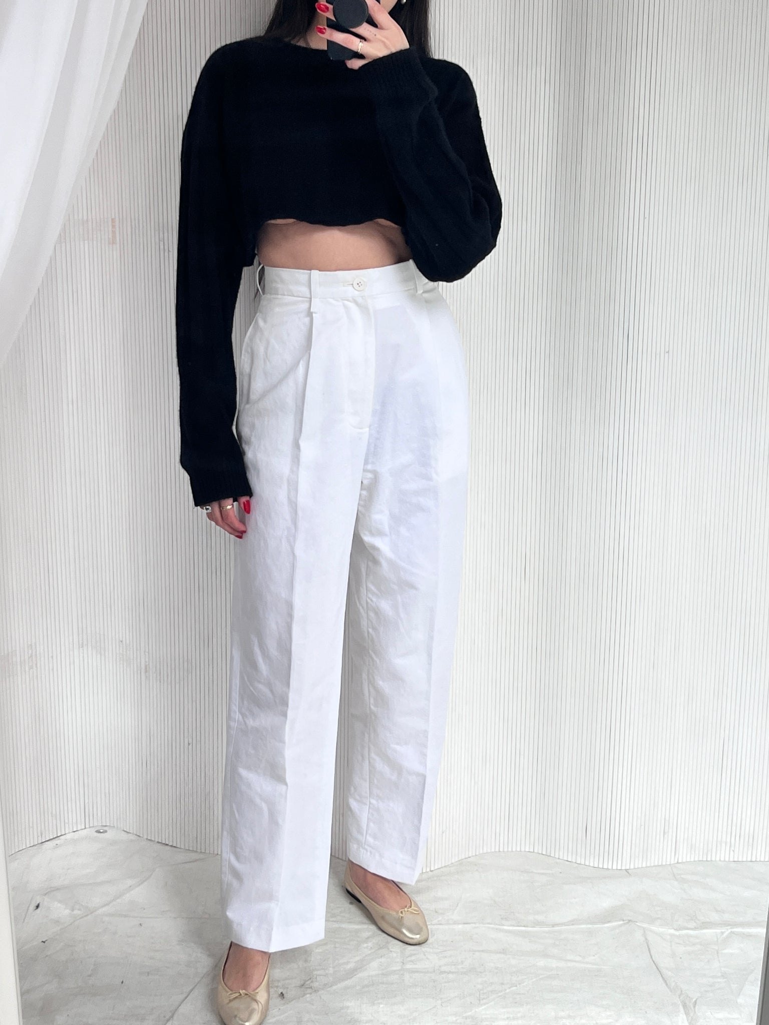 White Katimo trouser