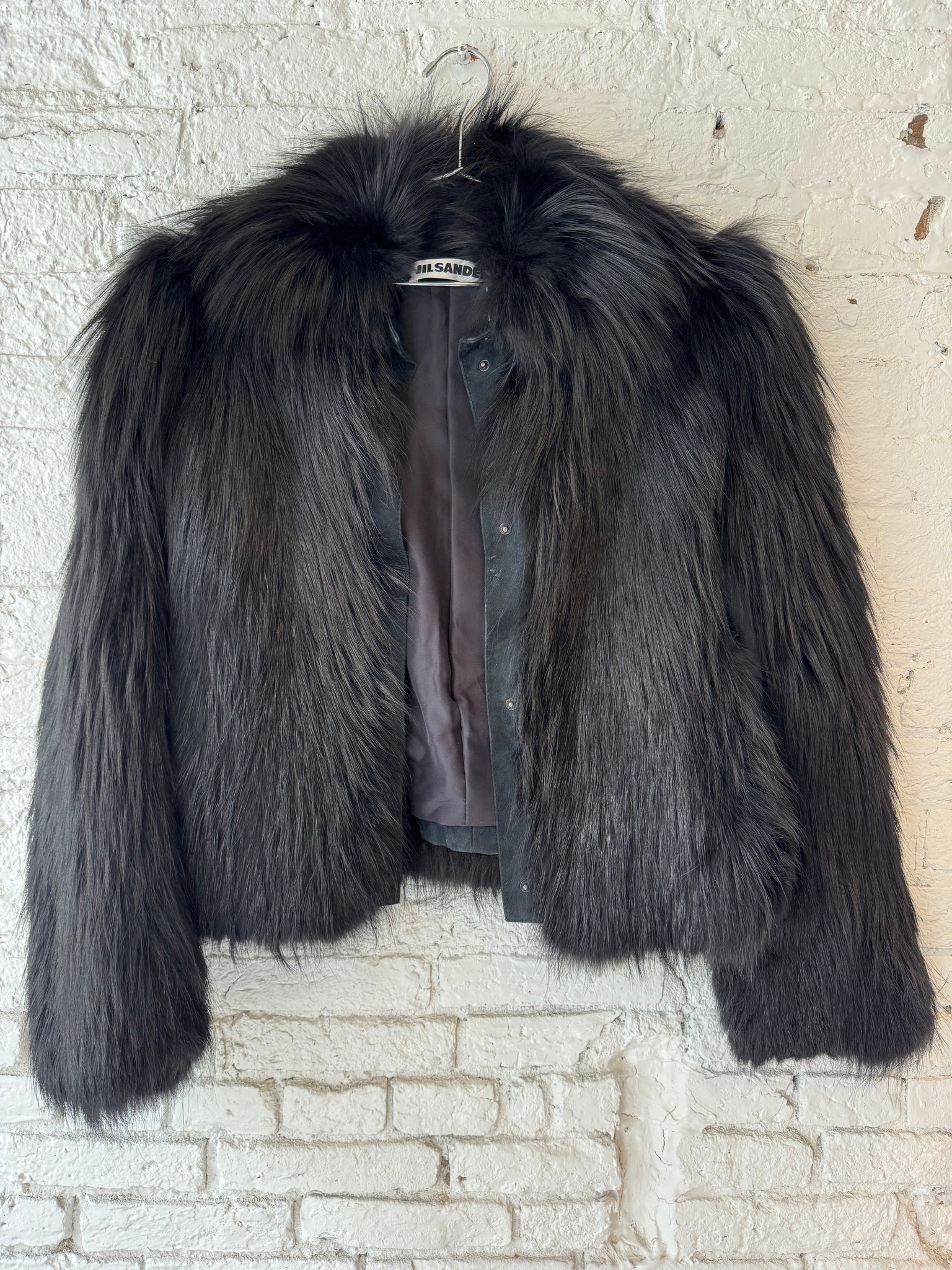 Jil Sander Fox Fur Coat