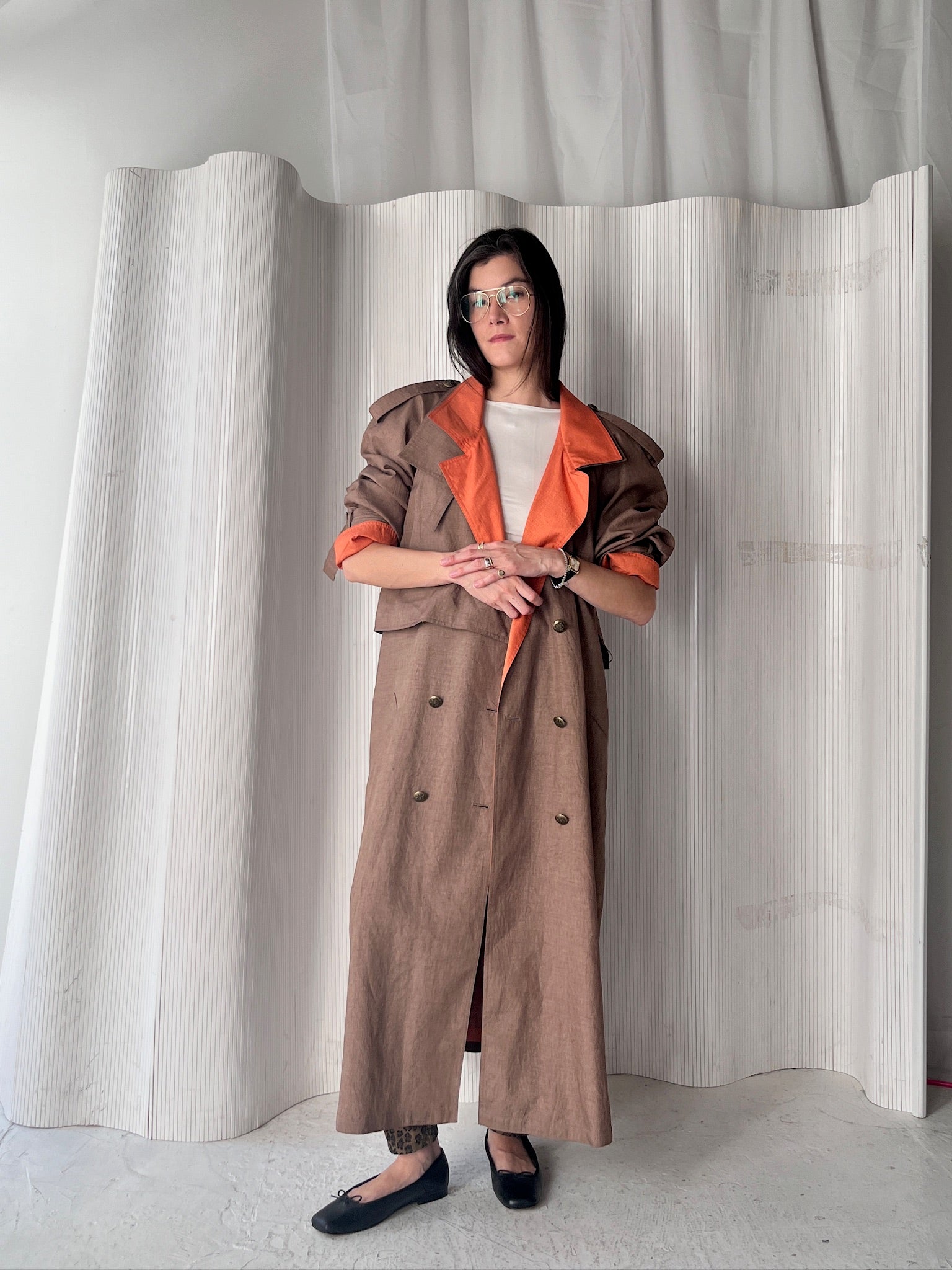 Two Tone Vintage Trench