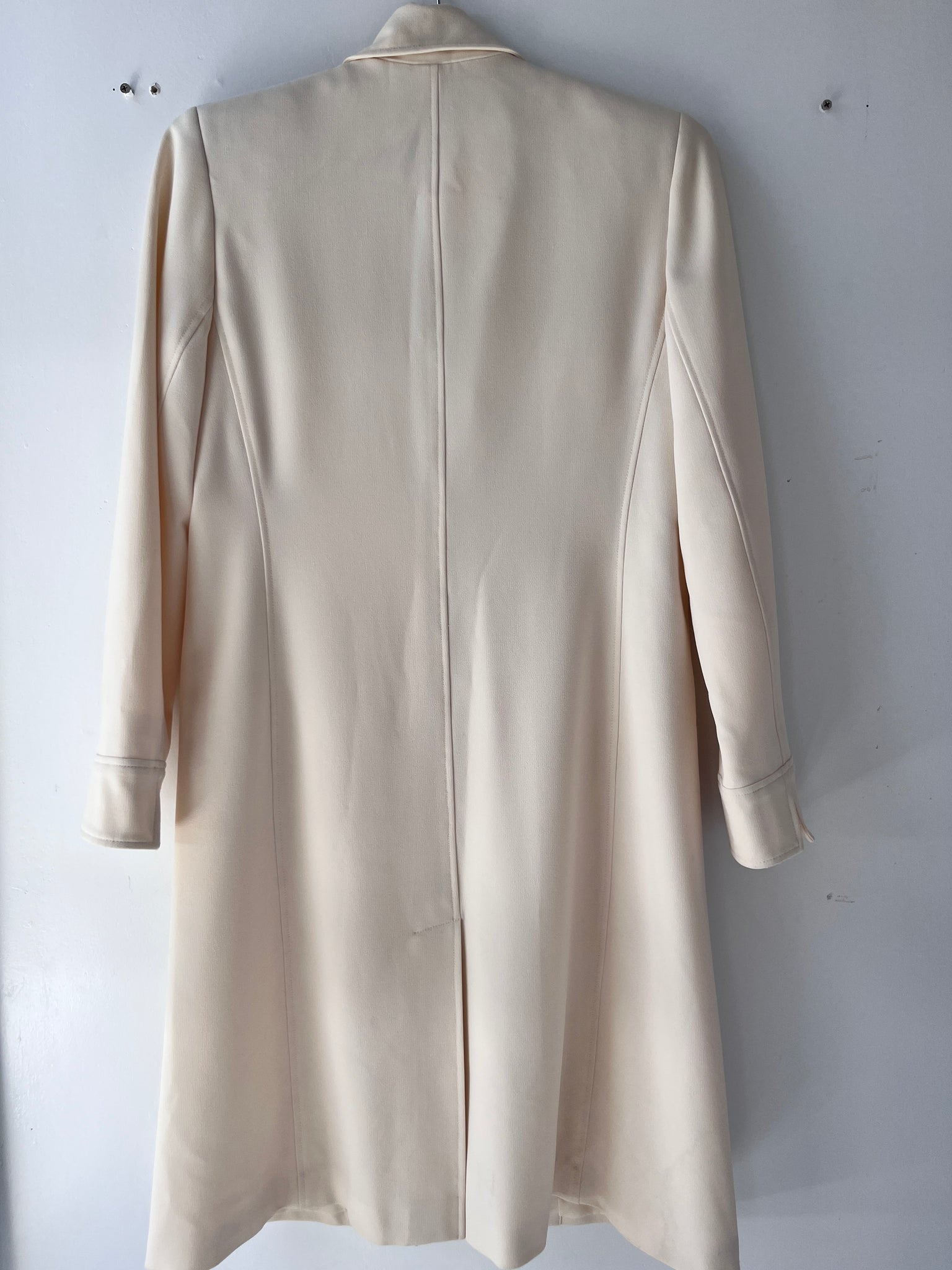 David Emanuel Cream Coat