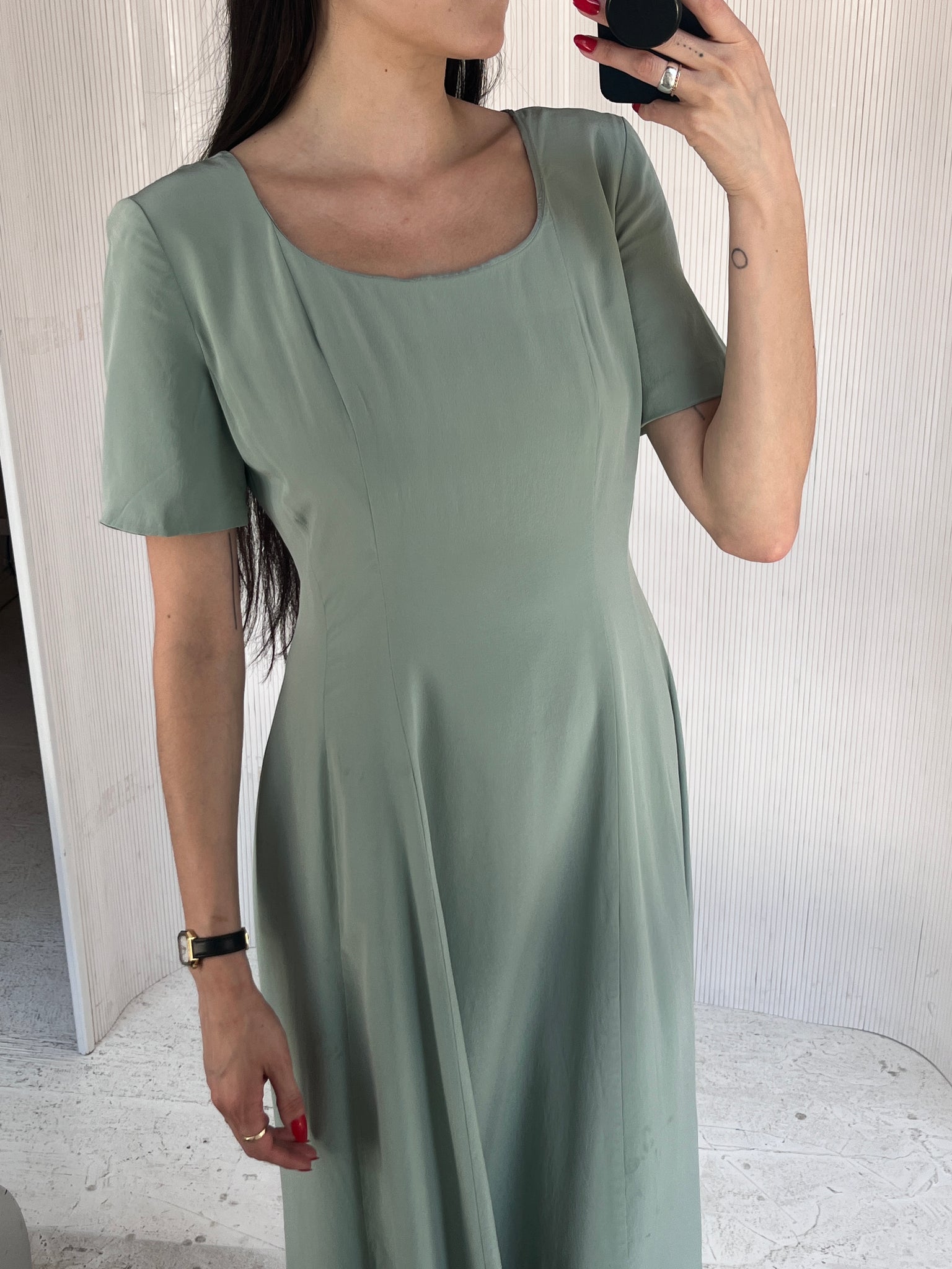 Laura Ashley Seafoam Dress