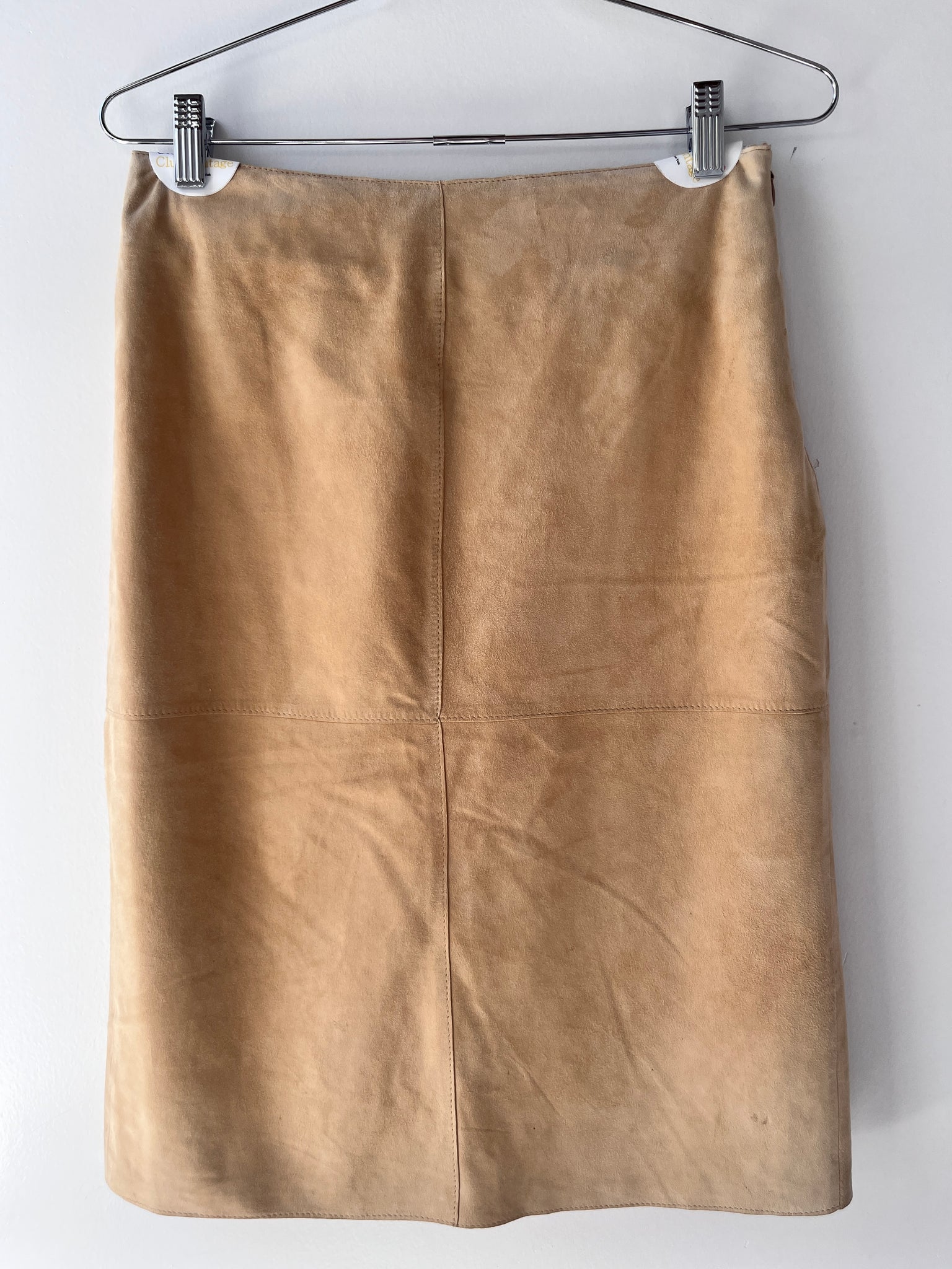 Brooks Brothers Tan Suede Skirt