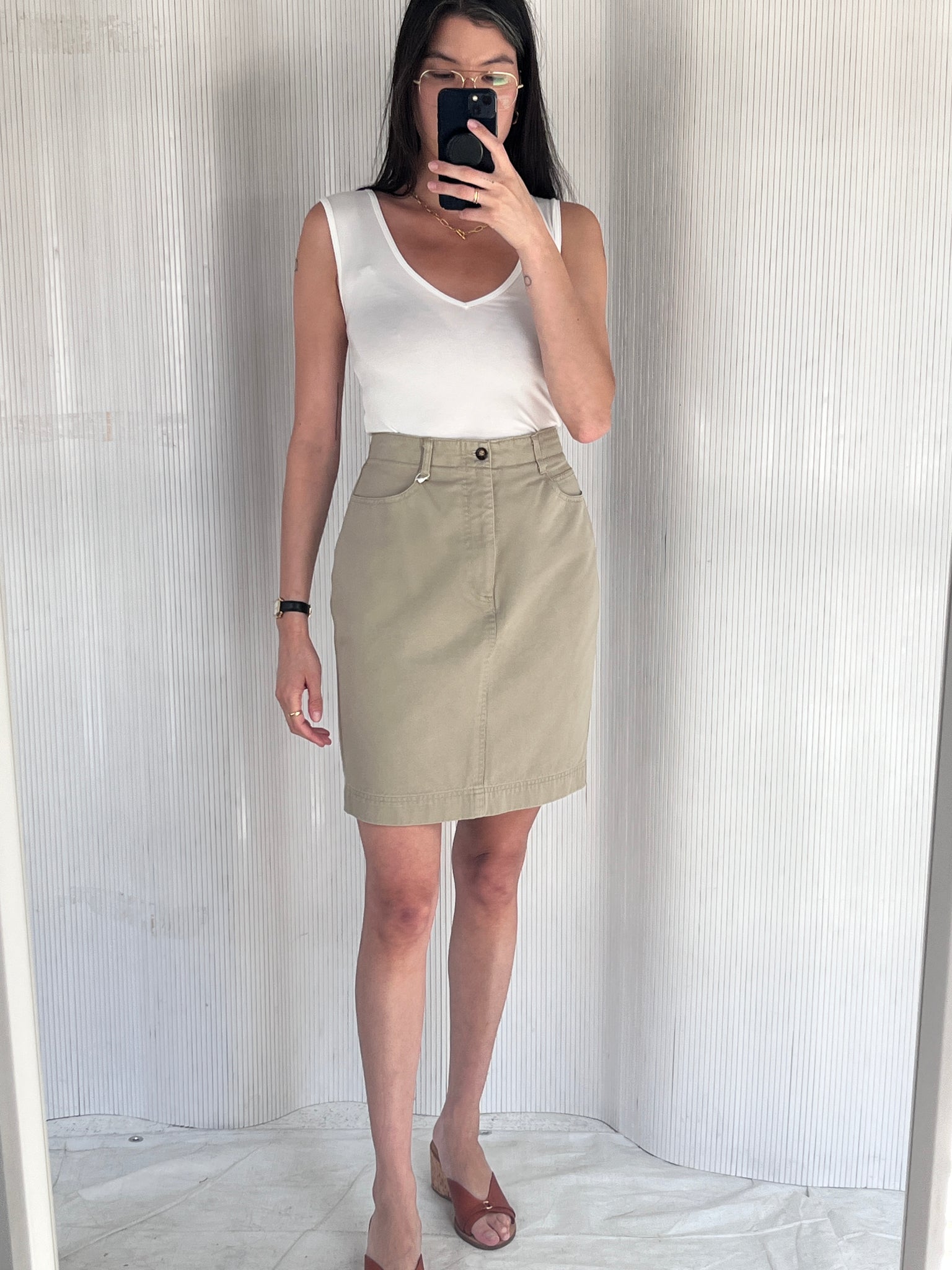 Gap Khaki Skirt, 5/6