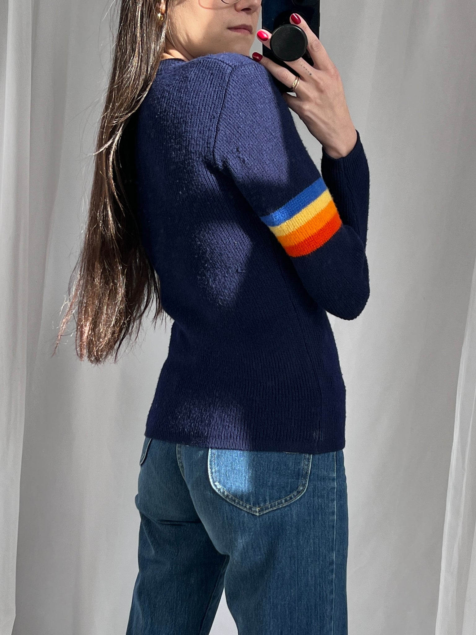 Wool Rainbow Sweater