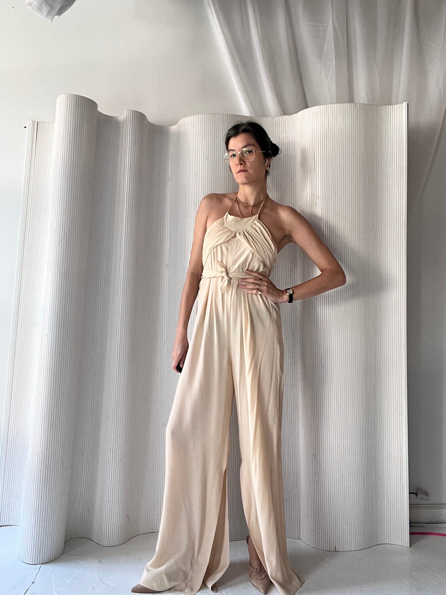 Jacquemus nude jumpsuit