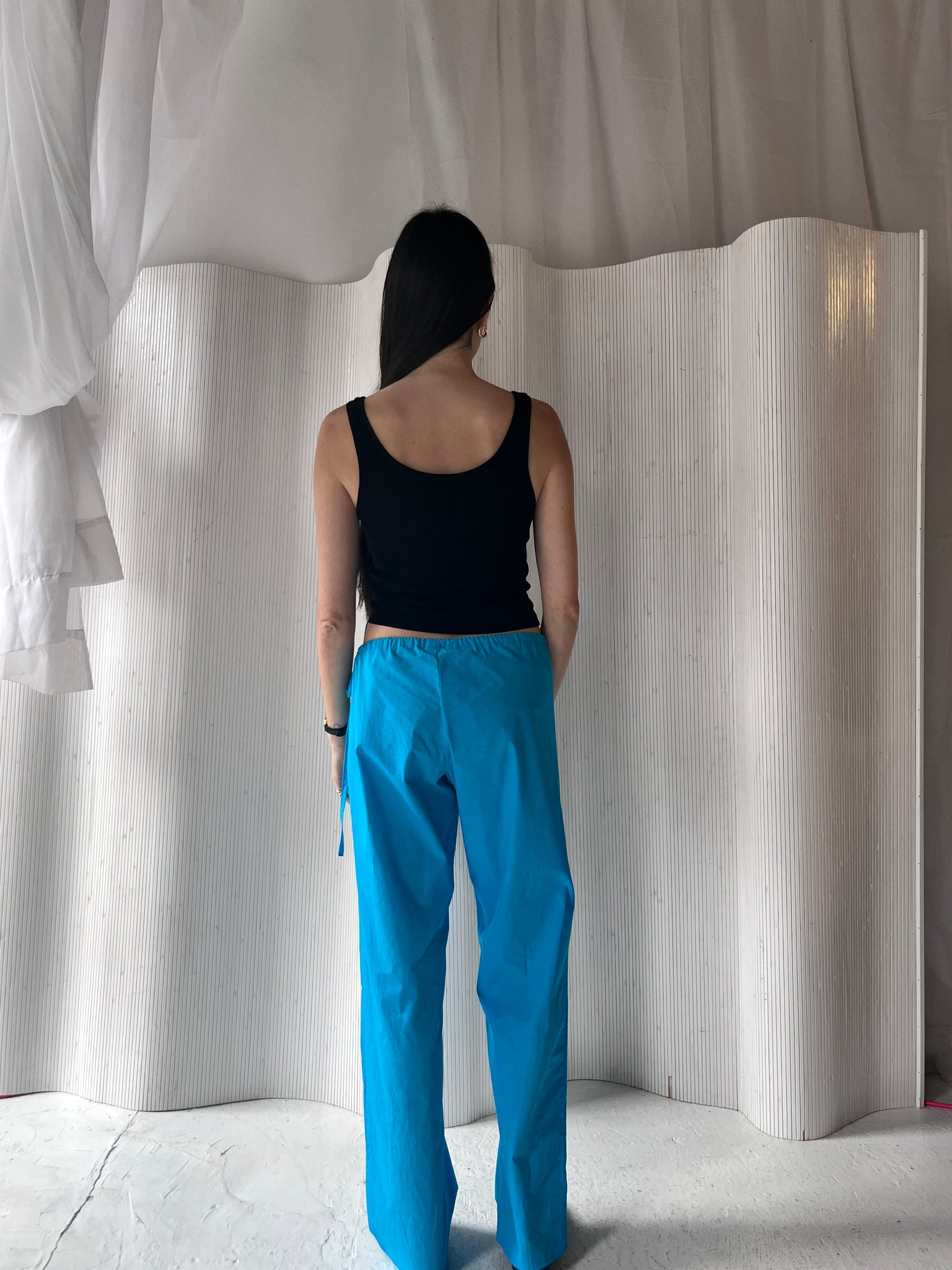 Brooke Callahan teal tie pant