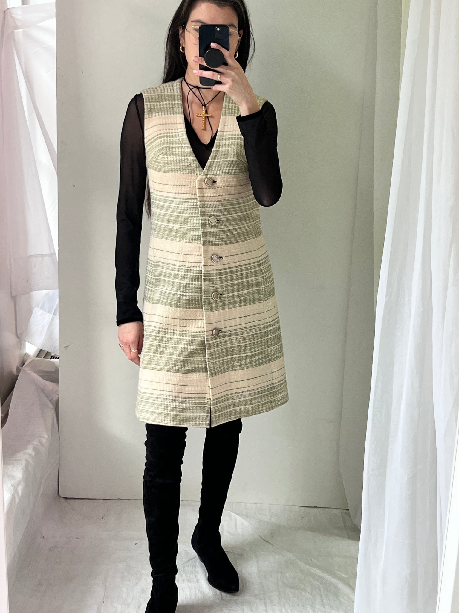 Vintage vest dress