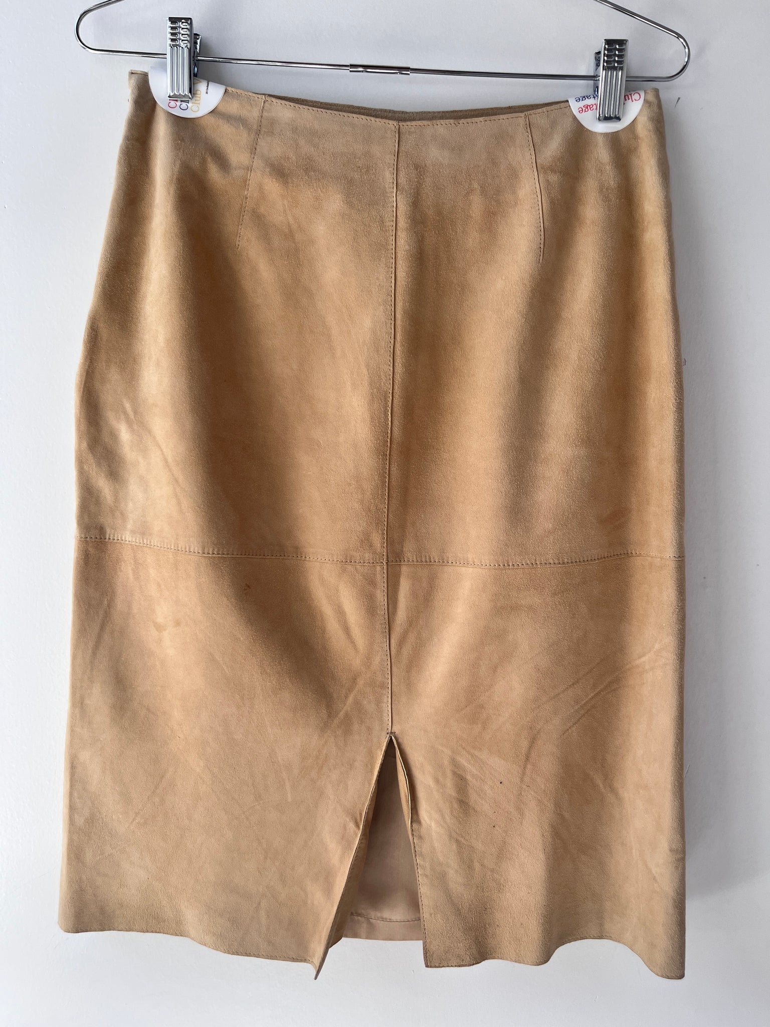 Brooks Brothers Tan Suede Skirt