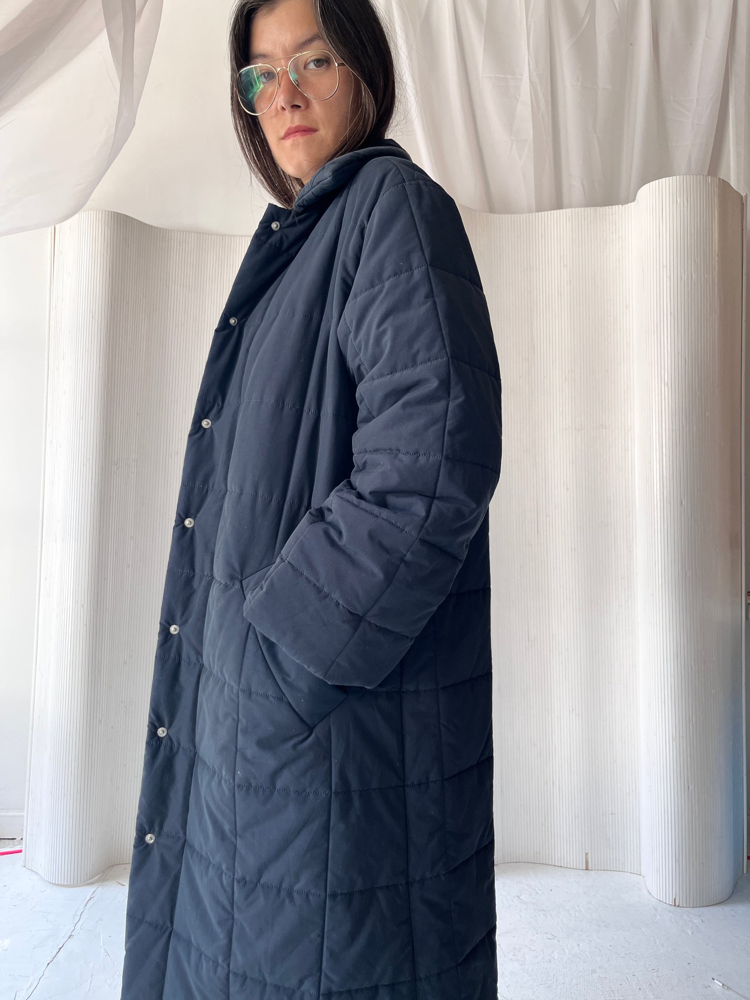 APC navy puffer