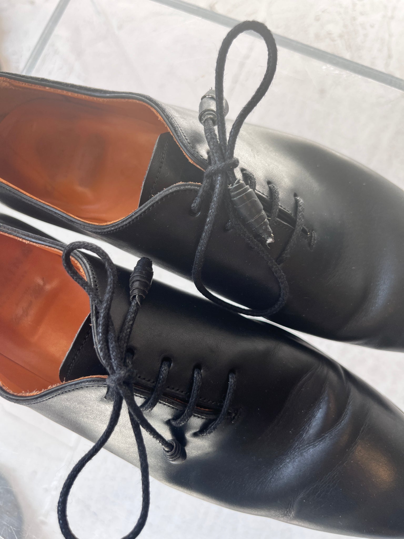 Carmina black oxford shoe