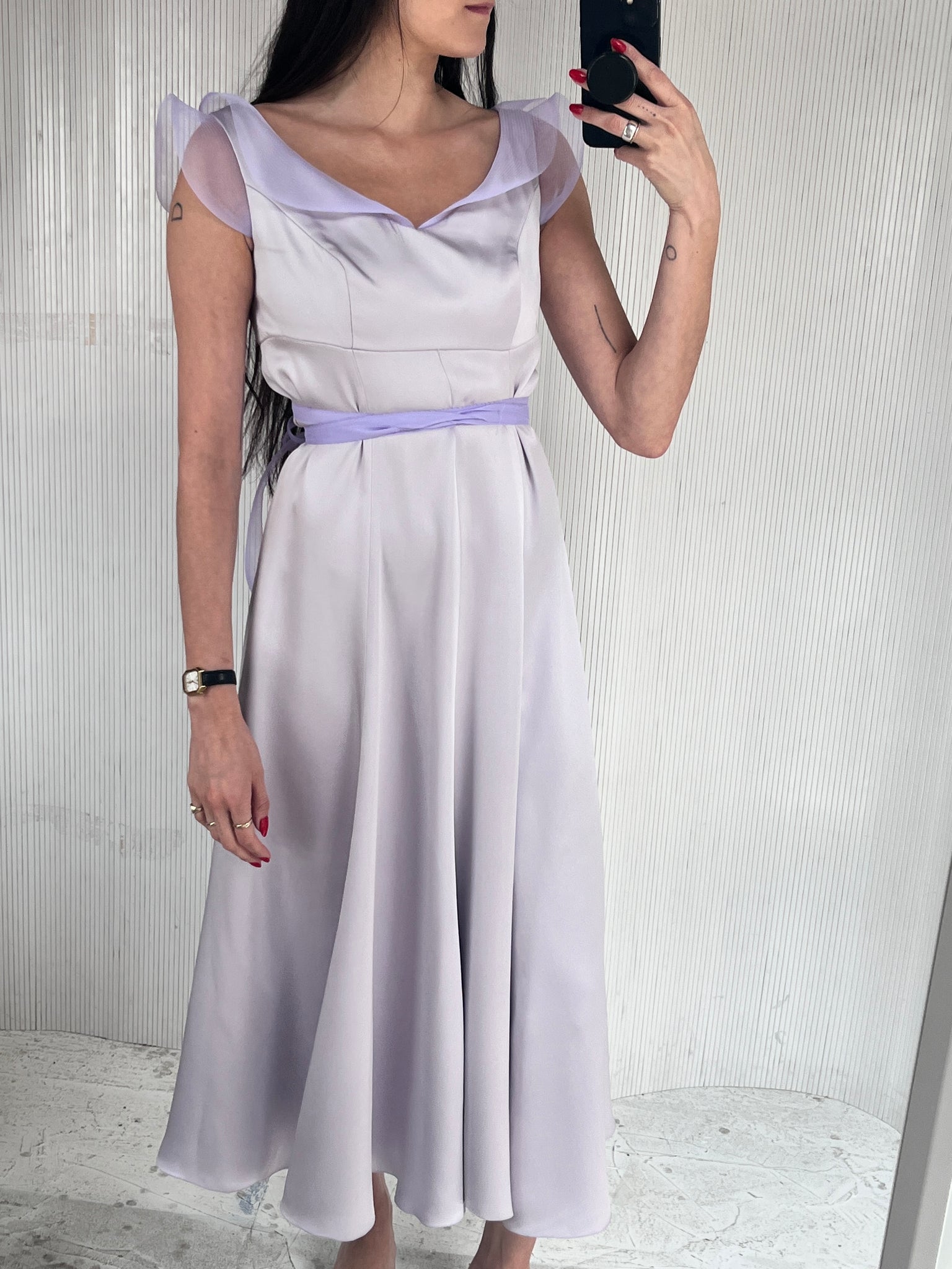 Armani Prive lavender dress