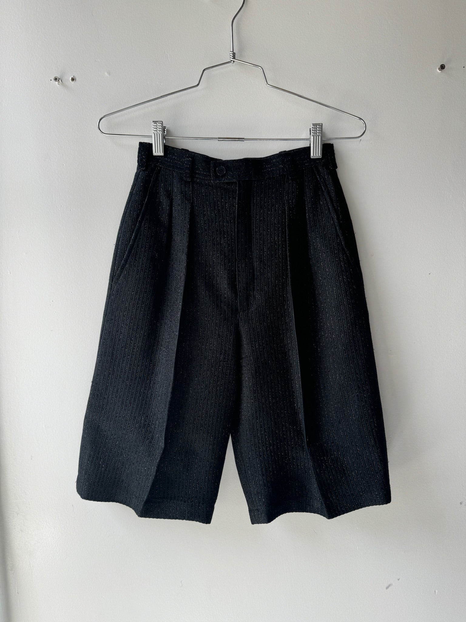 1970s YSL tuxedo shorts