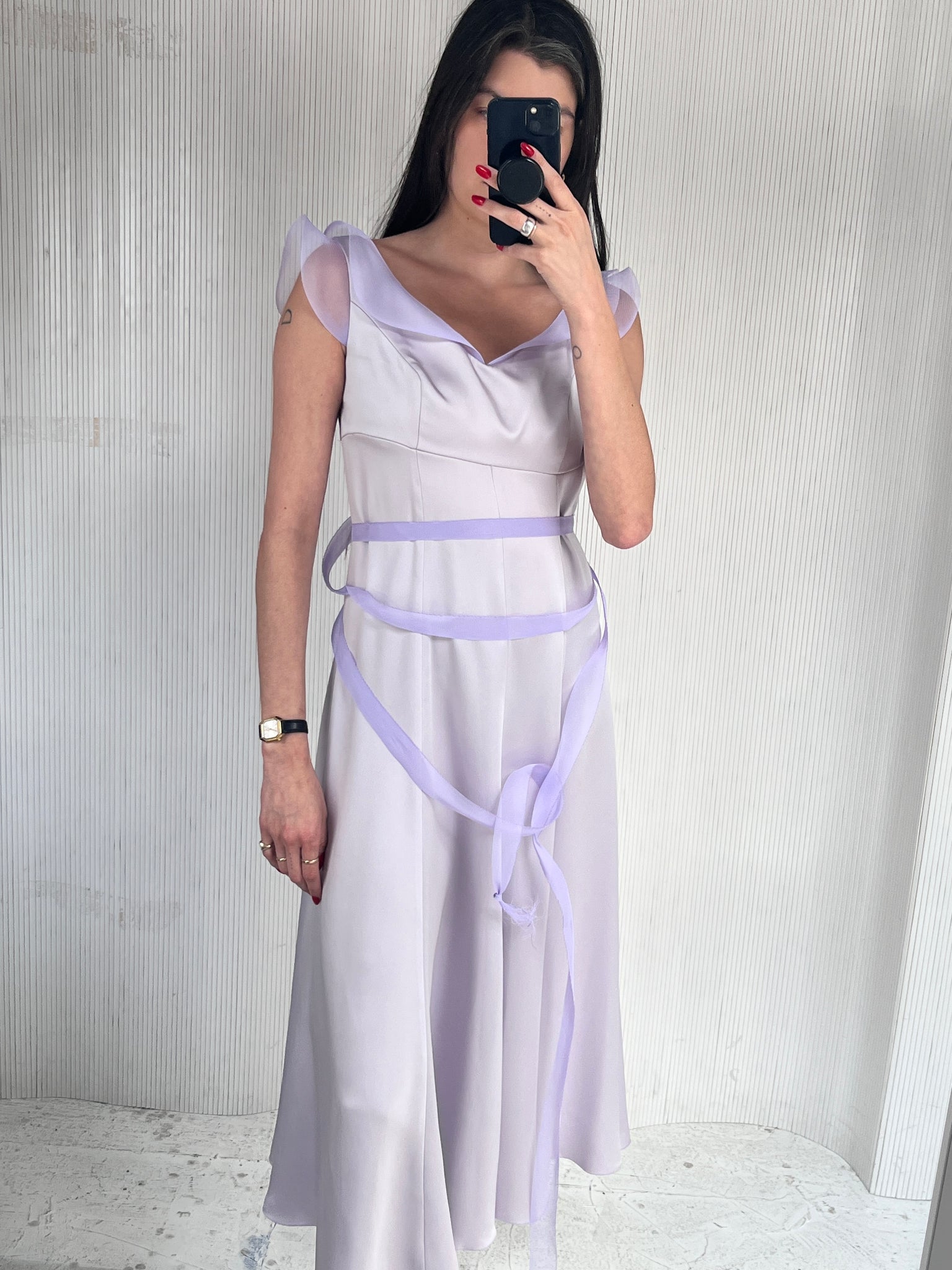 Armani Prive lavender dress