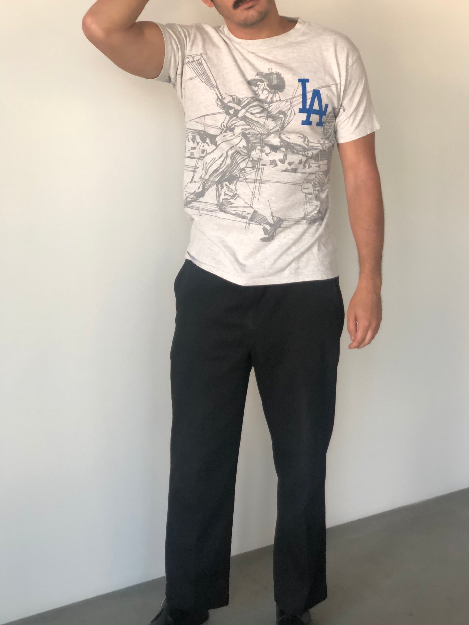 LA Dodgers Allover Print T Shirt