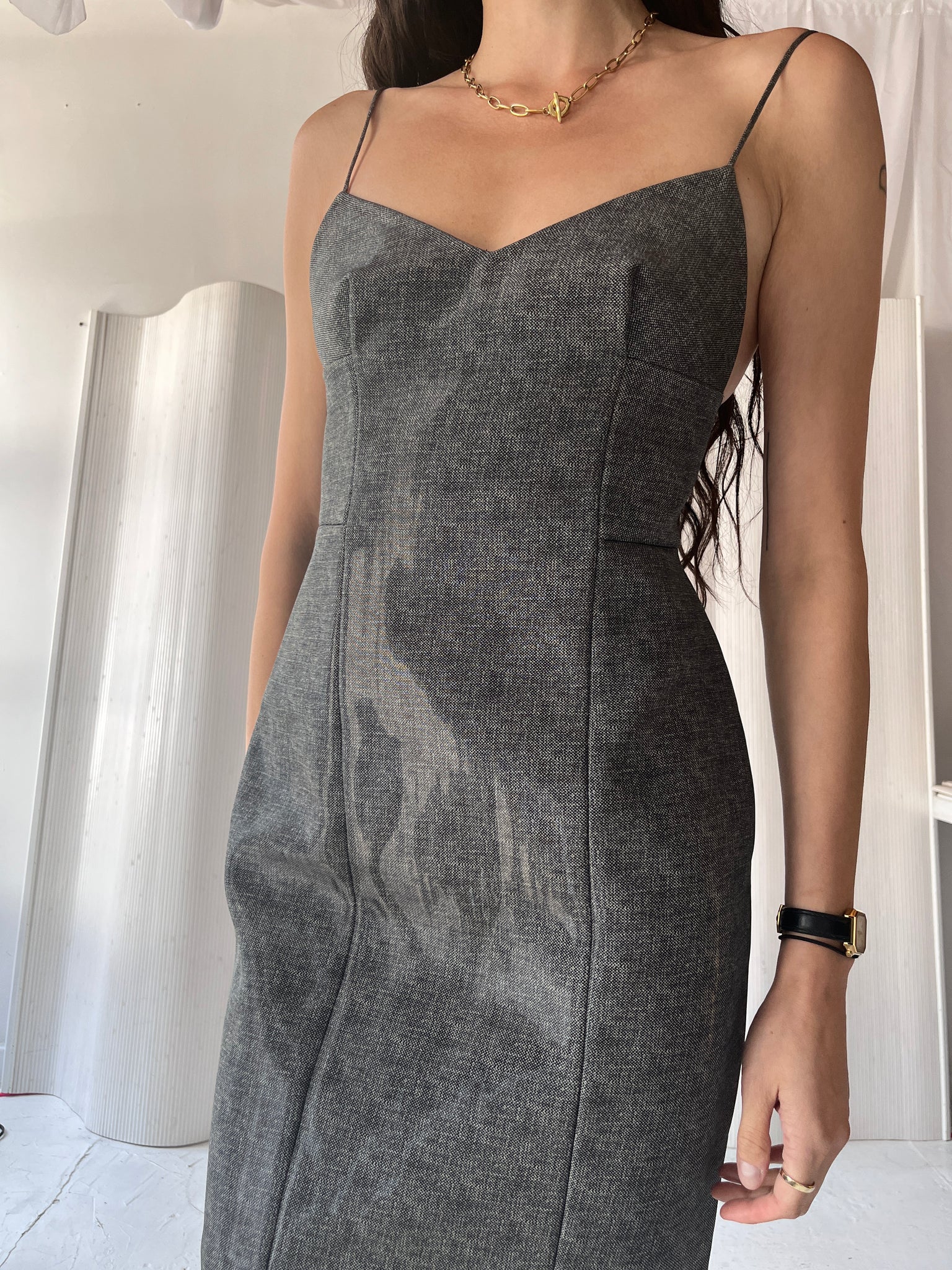 Alexander Wang silvery dress