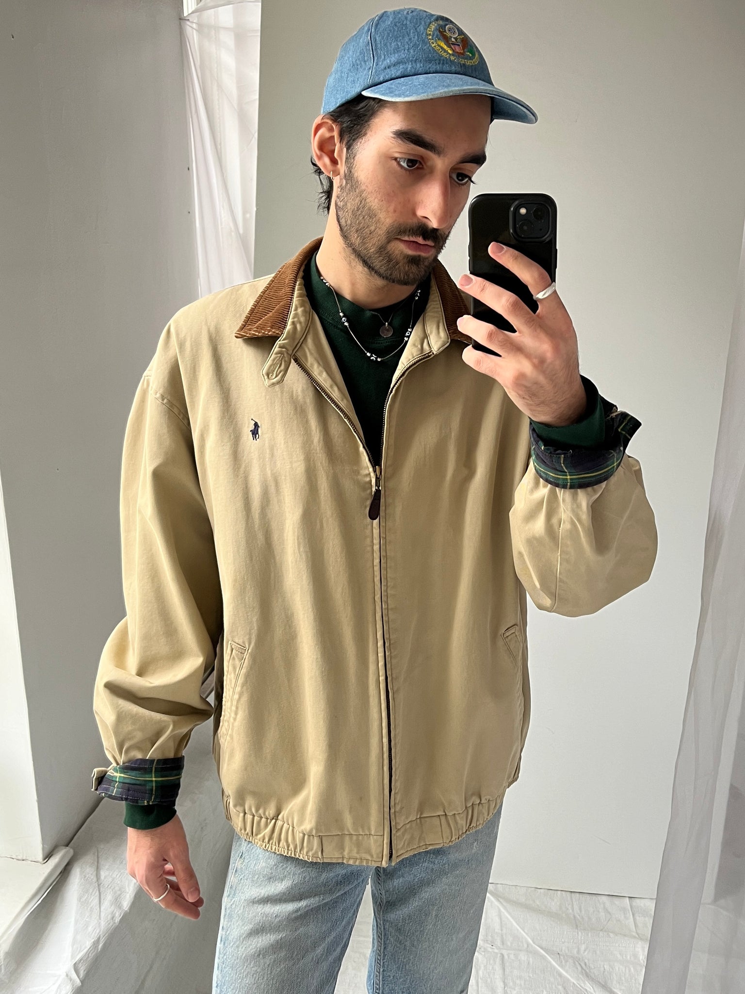 90s Polo Ralph Lauren cotton bomber