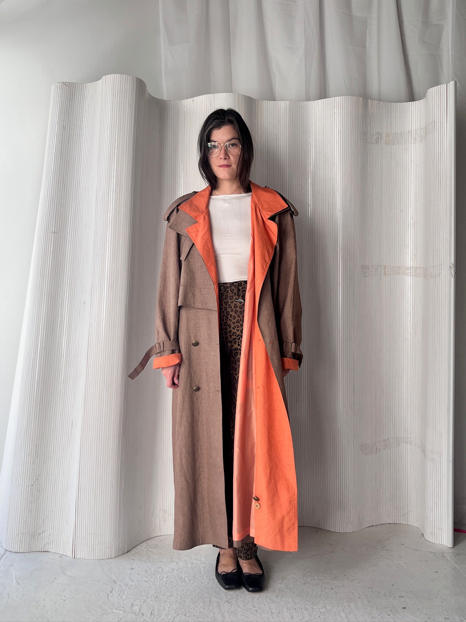 Two Tone Vintage Trench