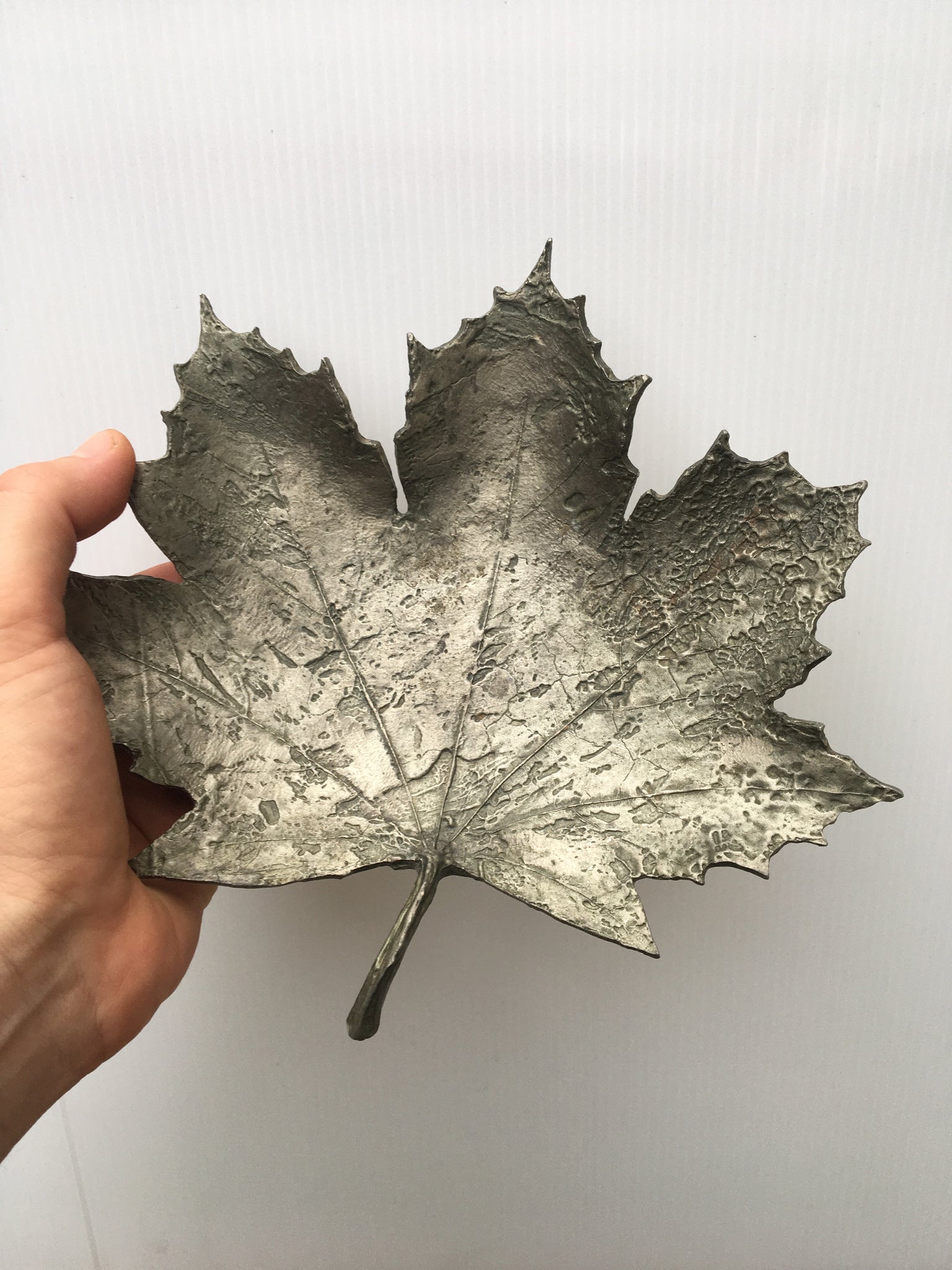 don drumm pewter maple leaf