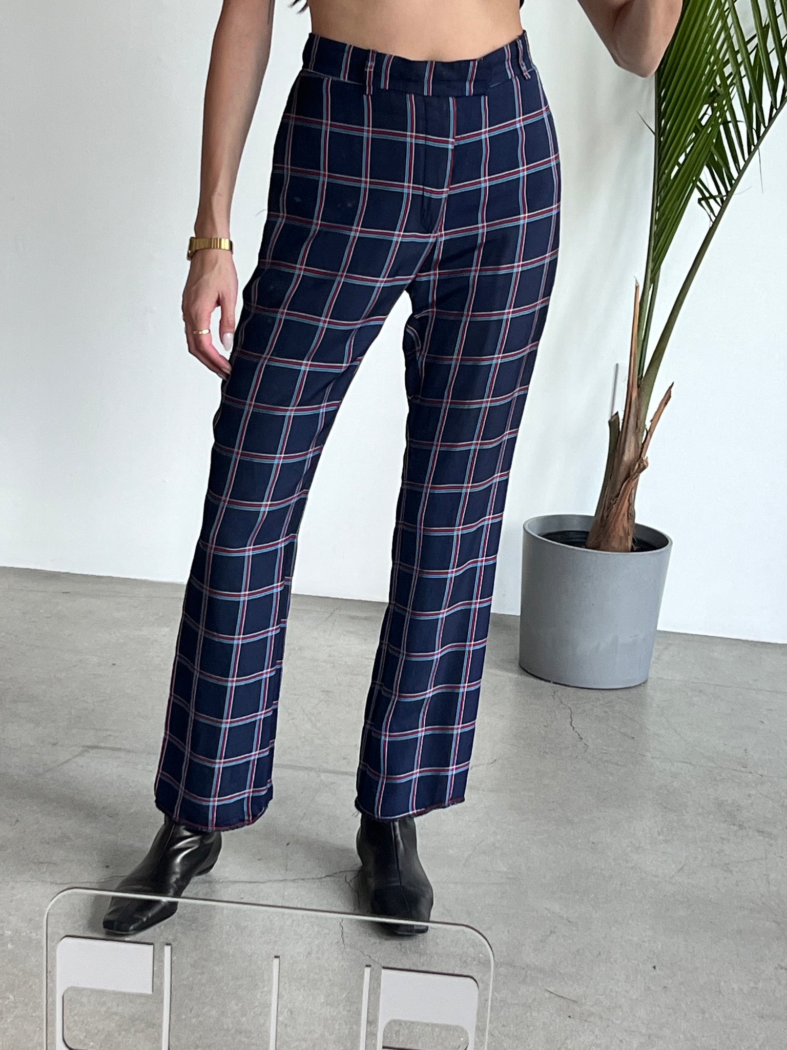 Garcons Infideles plaid pant