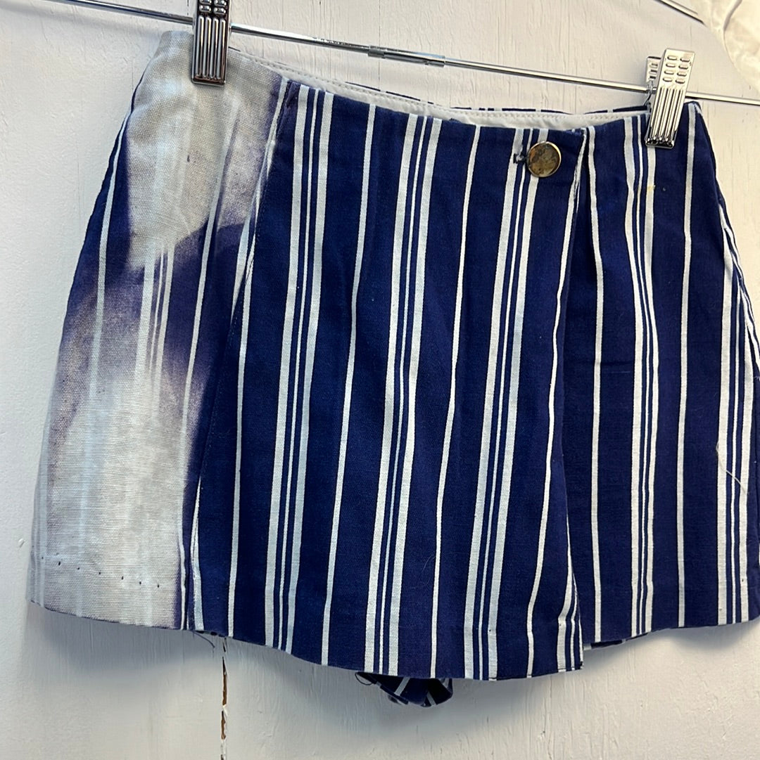 Blue Stripe Skort