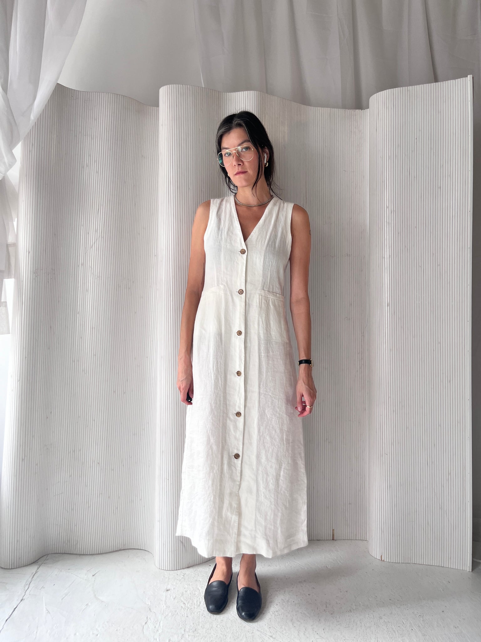 Jenni Kayne white linen dress