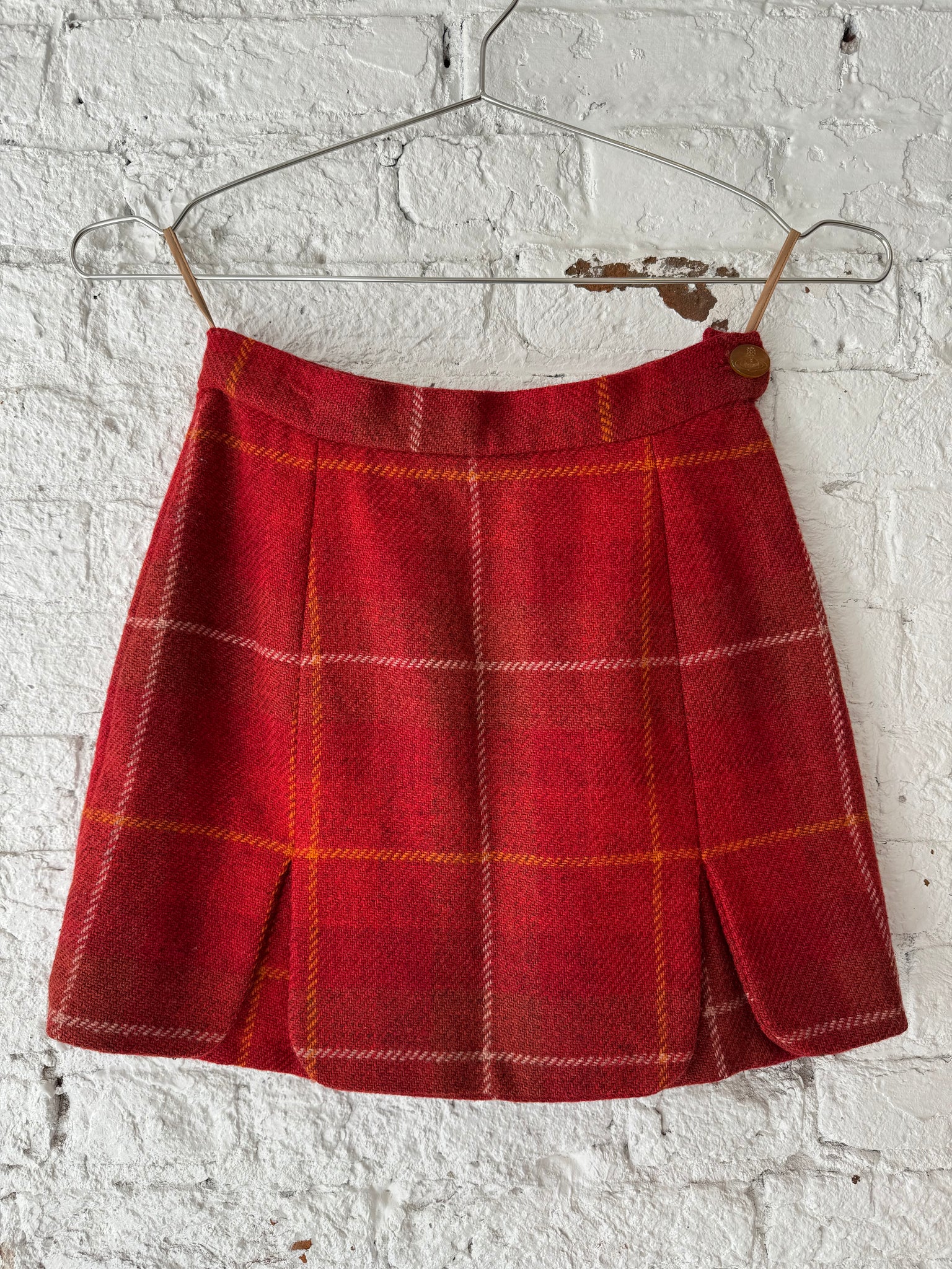 Vivienne Westwood (c. 1991) tartan mini skirt