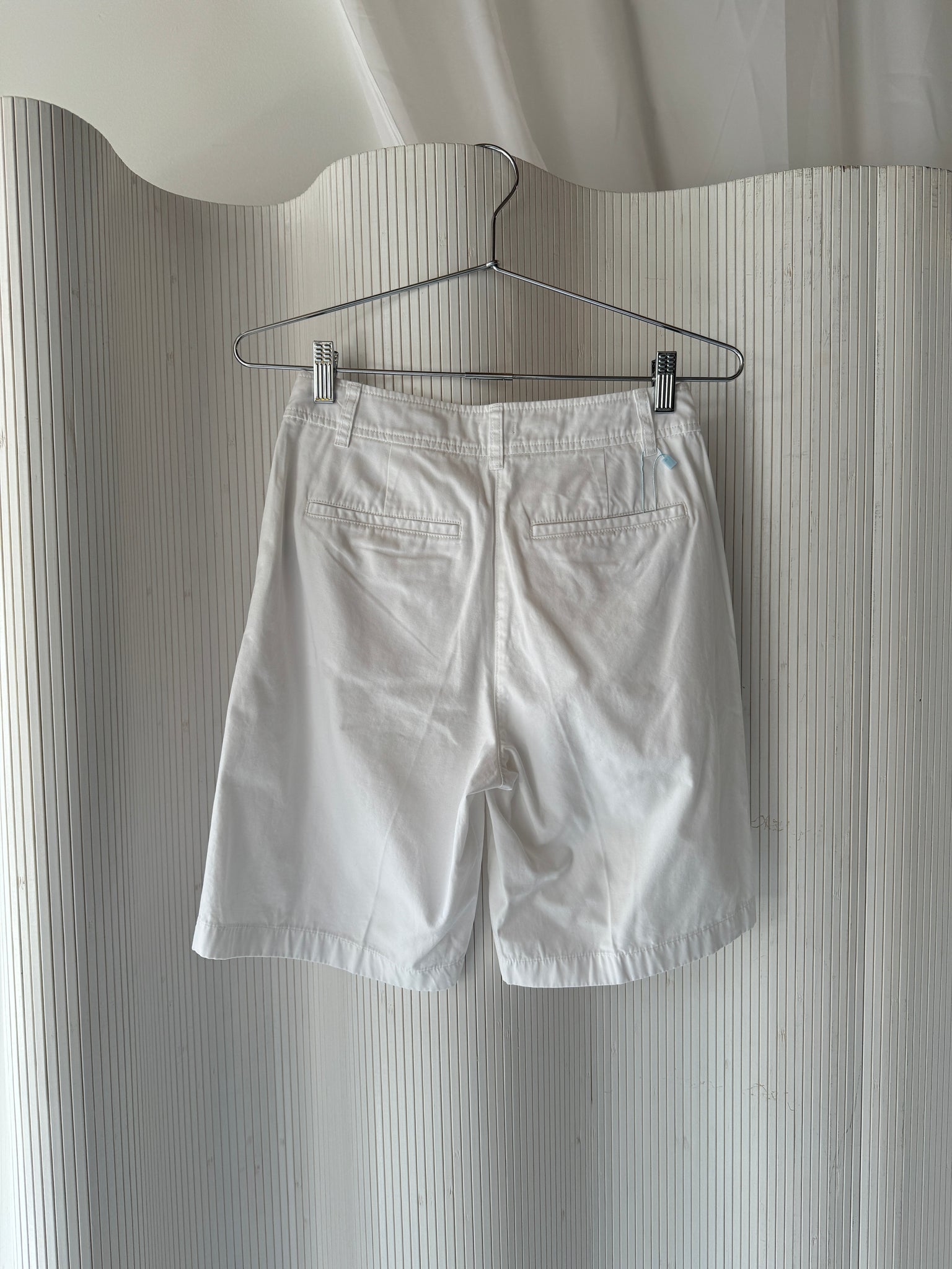 JCrew white cotton sailor short