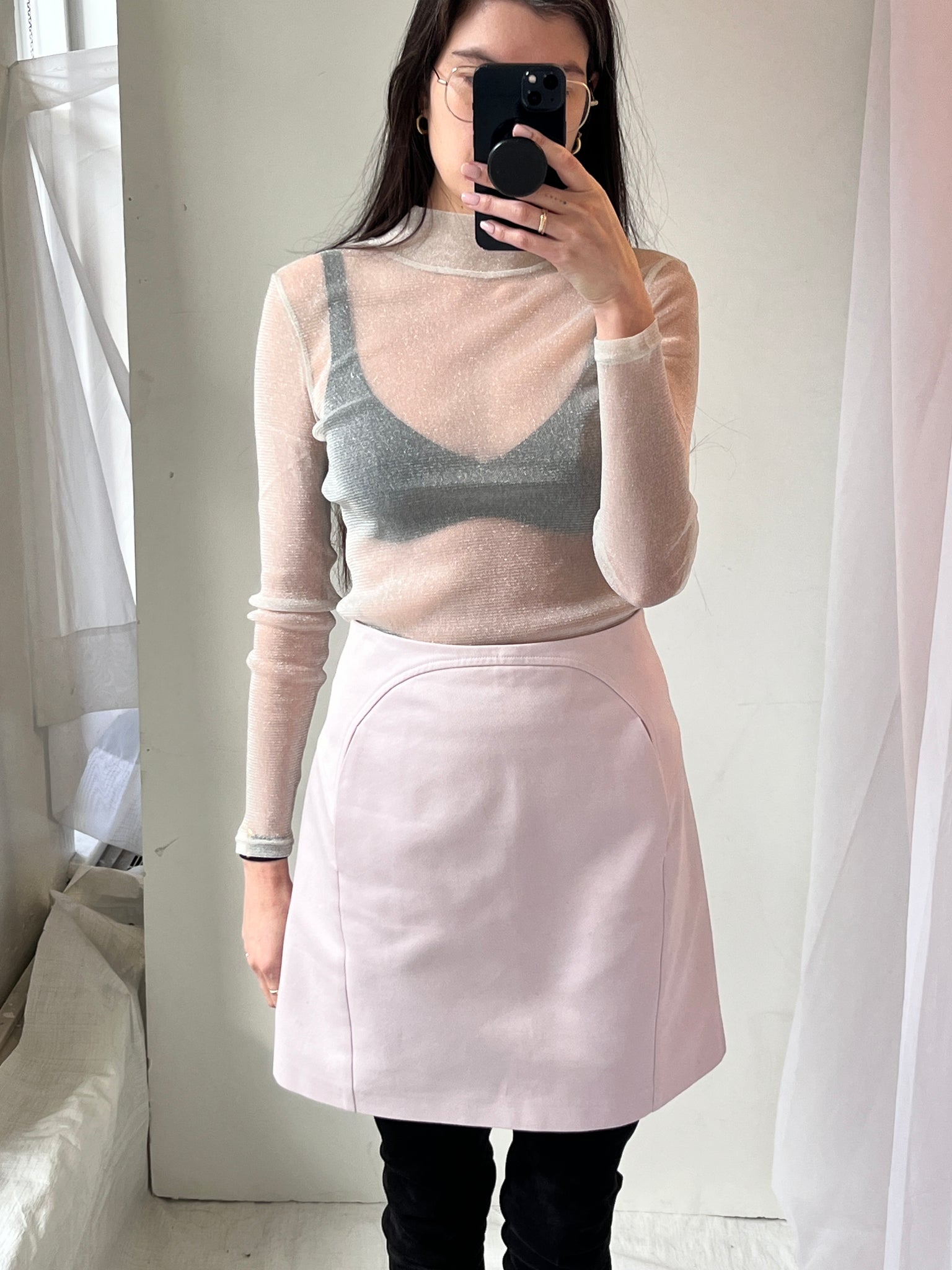 Jill Sander pink skirt